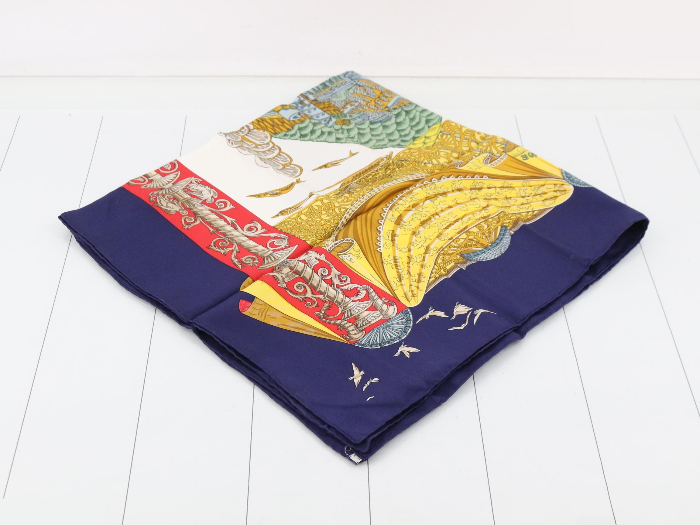 Kare90 Atlantis Continent Silk Scarf — view 2