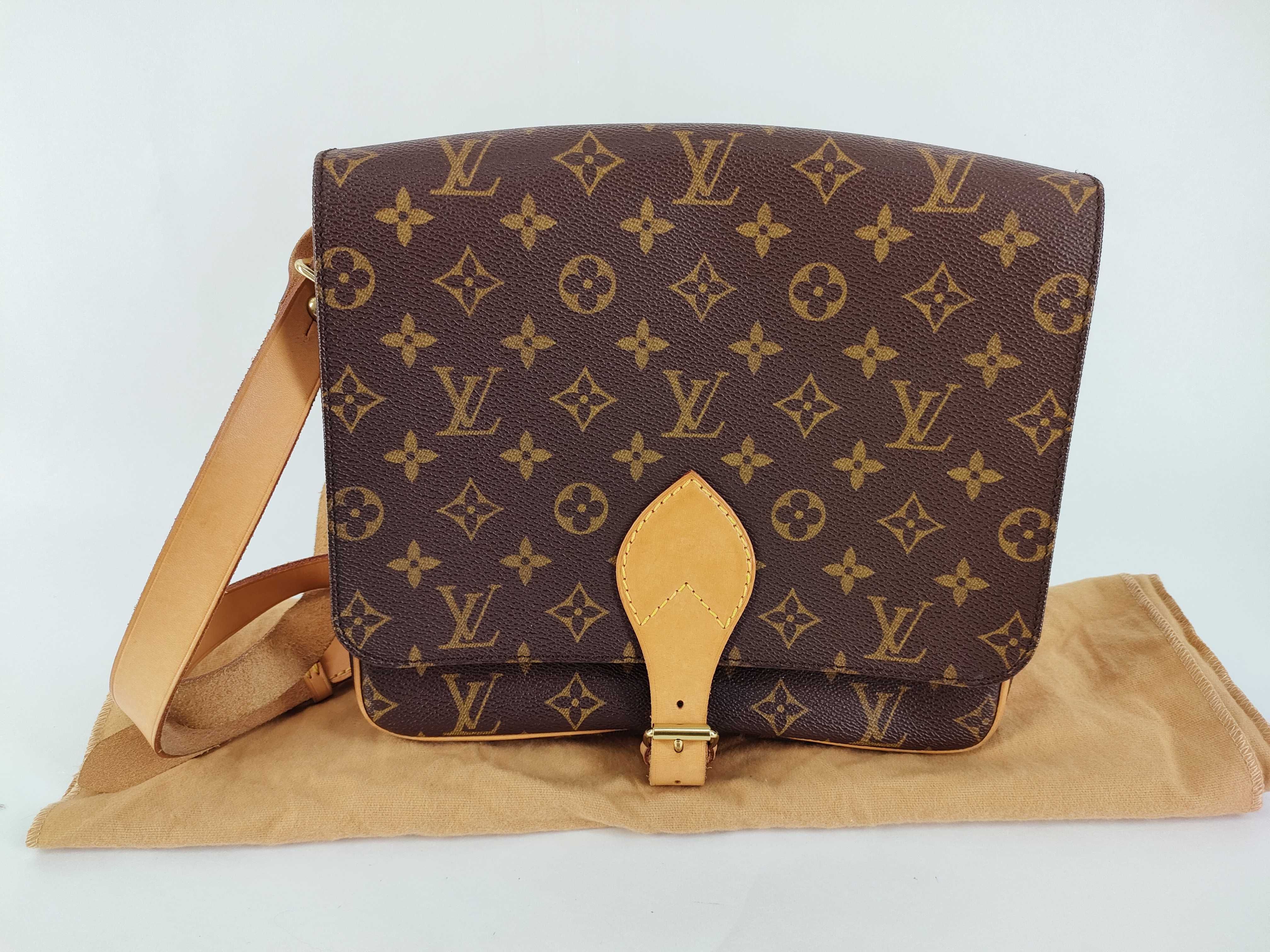 Monogram Vuitton Monogram Cartouchiere GM M51252 Sl0915 Brown Shoulder Bag