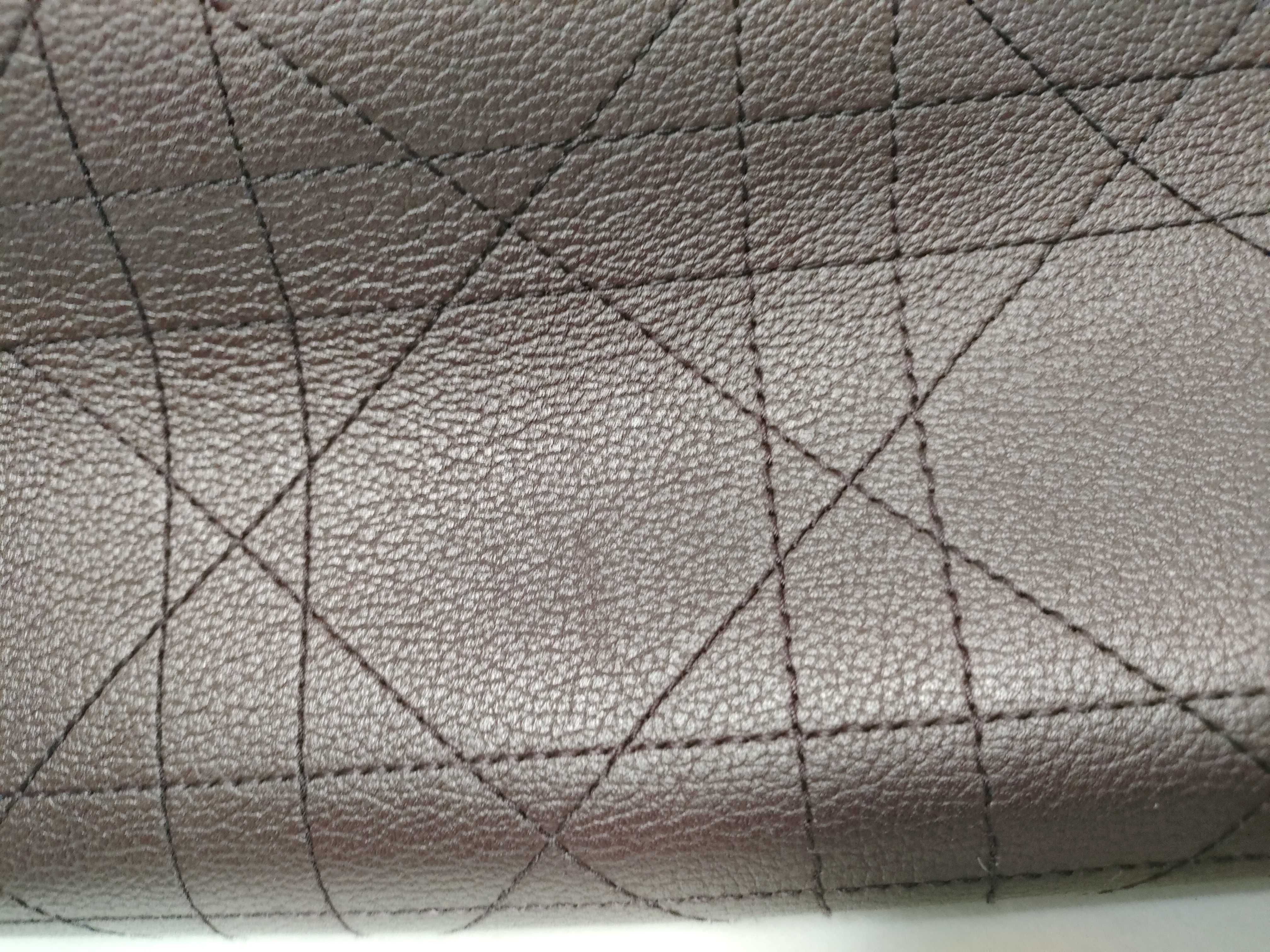 Lady Dior HK-01RU0156 Ultra Cannage Leather Bordeaux Chain Tote Bag — view 15