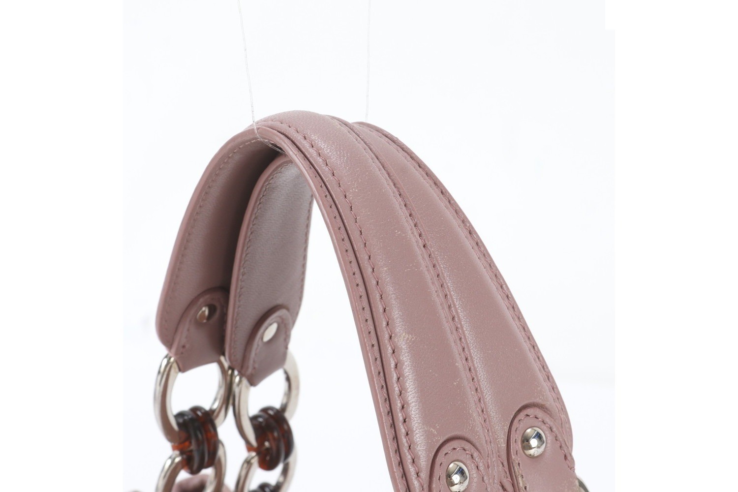 Cannage Charming Rock Leather Handbag — view 2