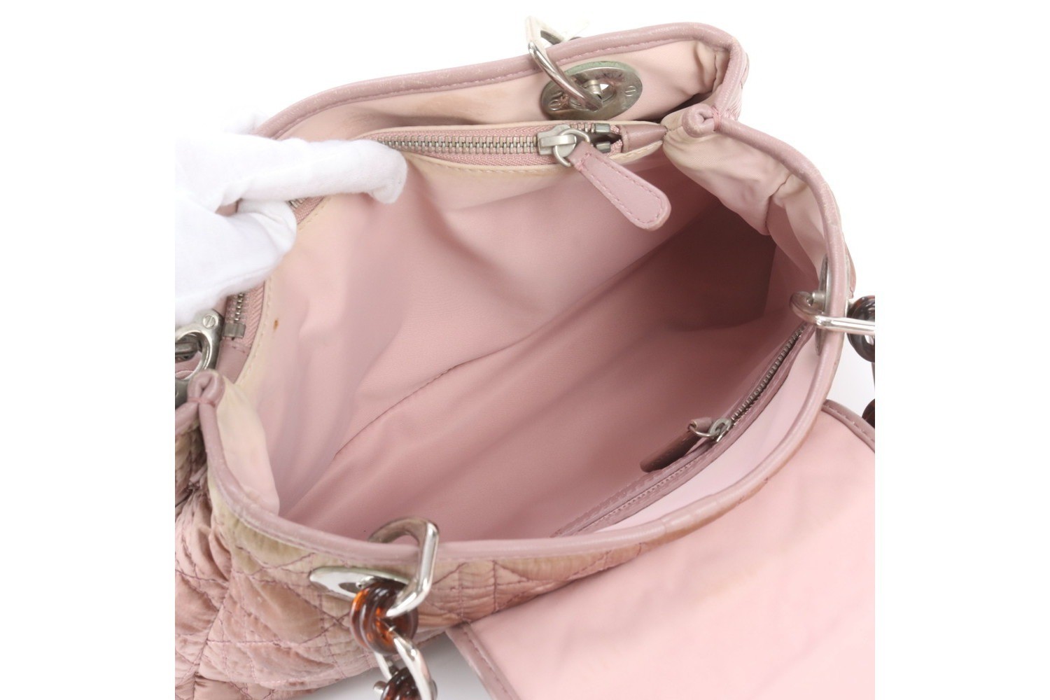 Cannage Charming Rock Leather Handbag — view 8