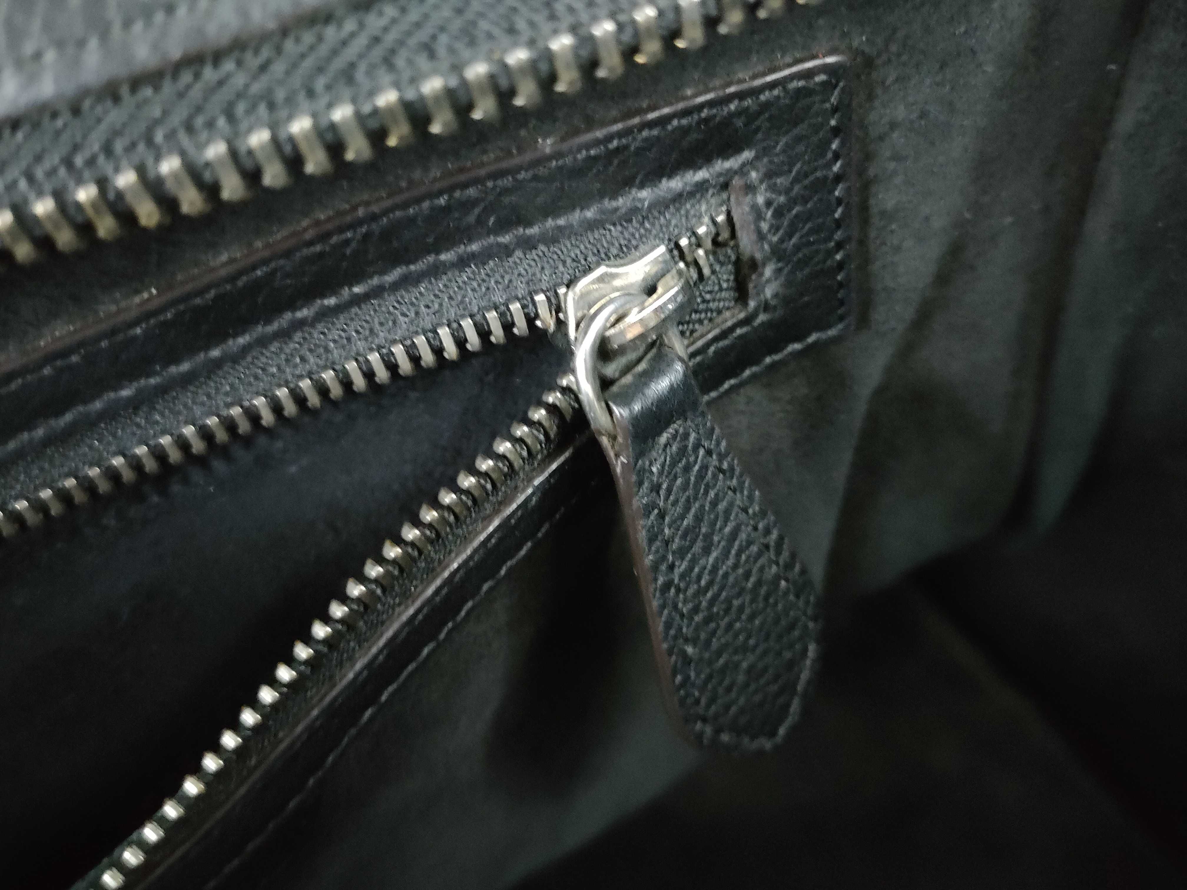 Luggage Mini Handbag Leather U-GA-0134 Black Tote Bag — view 11