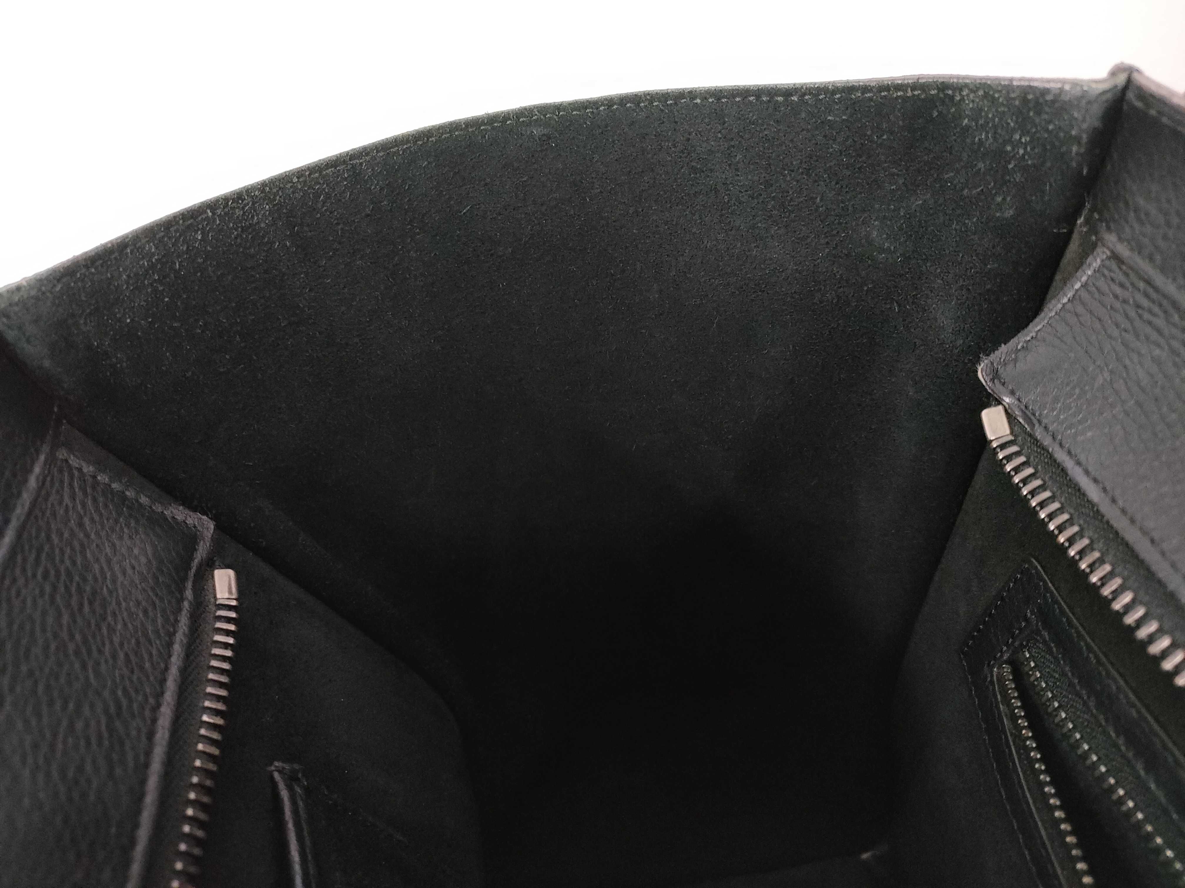 Luggage Mini Handbag Leather U-GA-0134 Black Tote Bag — view 12