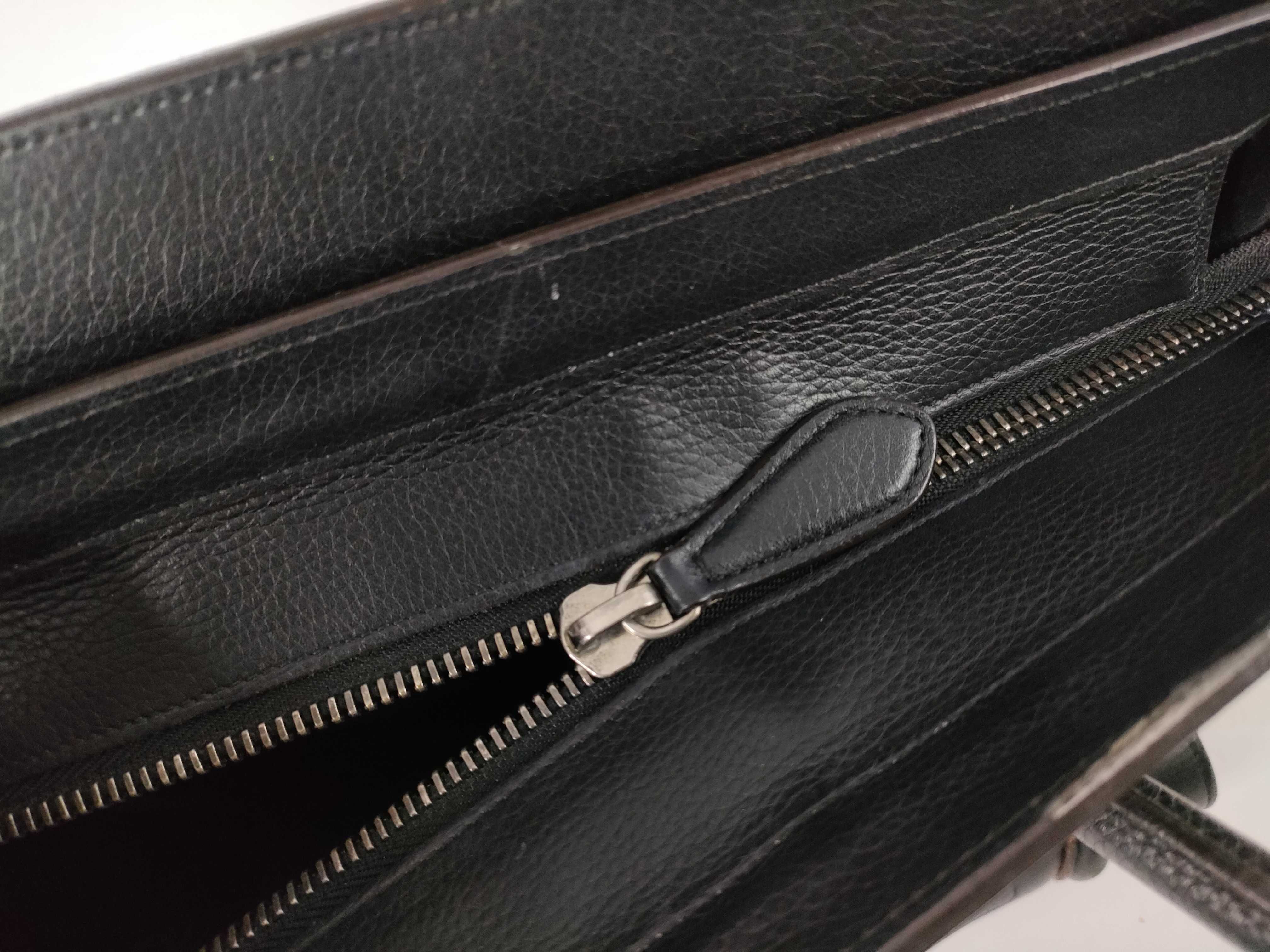 Luggage Mini Handbag Leather U-GA-0134 Black Tote Bag — view 14