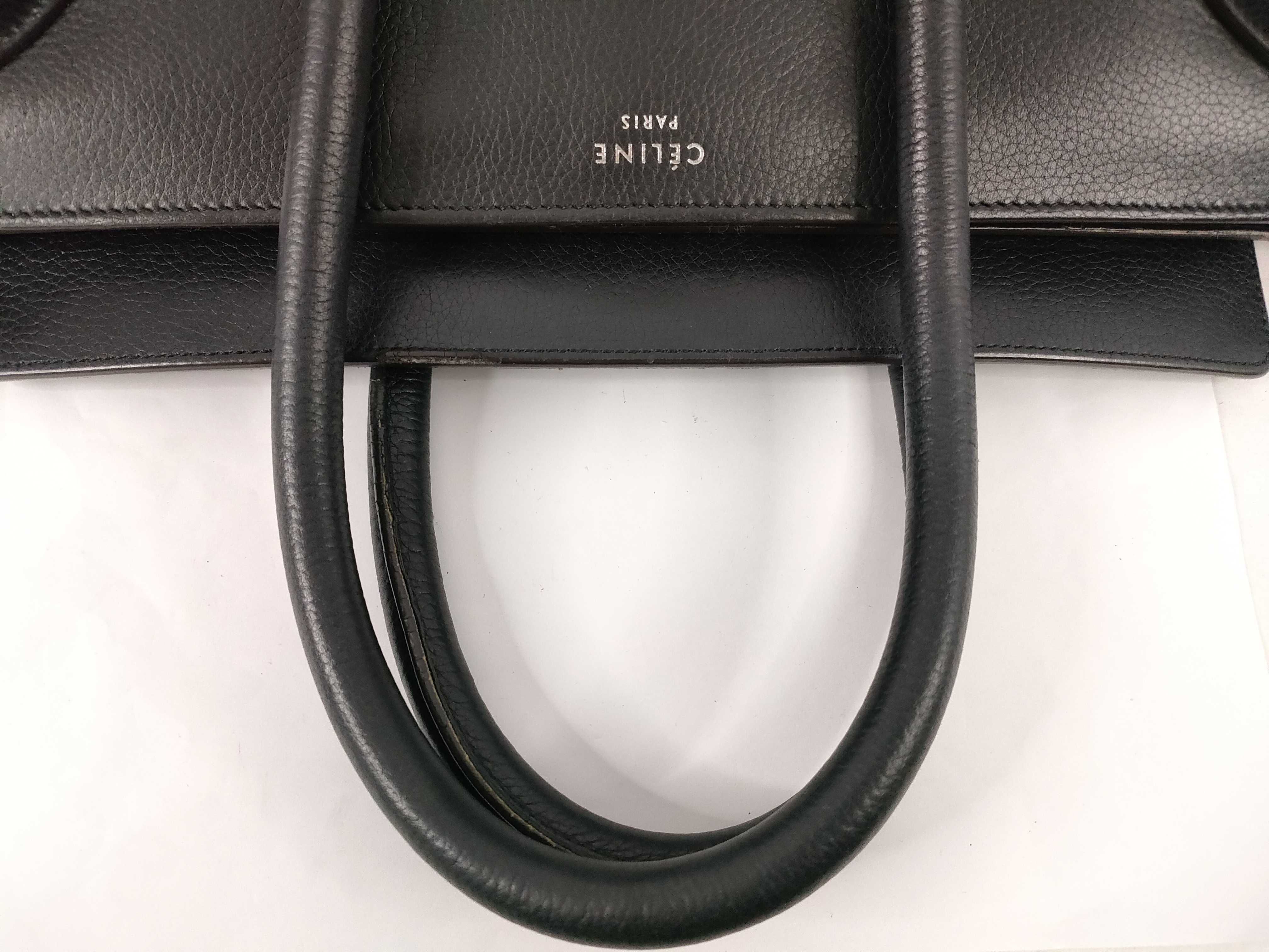 Luggage Mini Handbag Leather U-GA-0134 Black Tote Bag — view 3