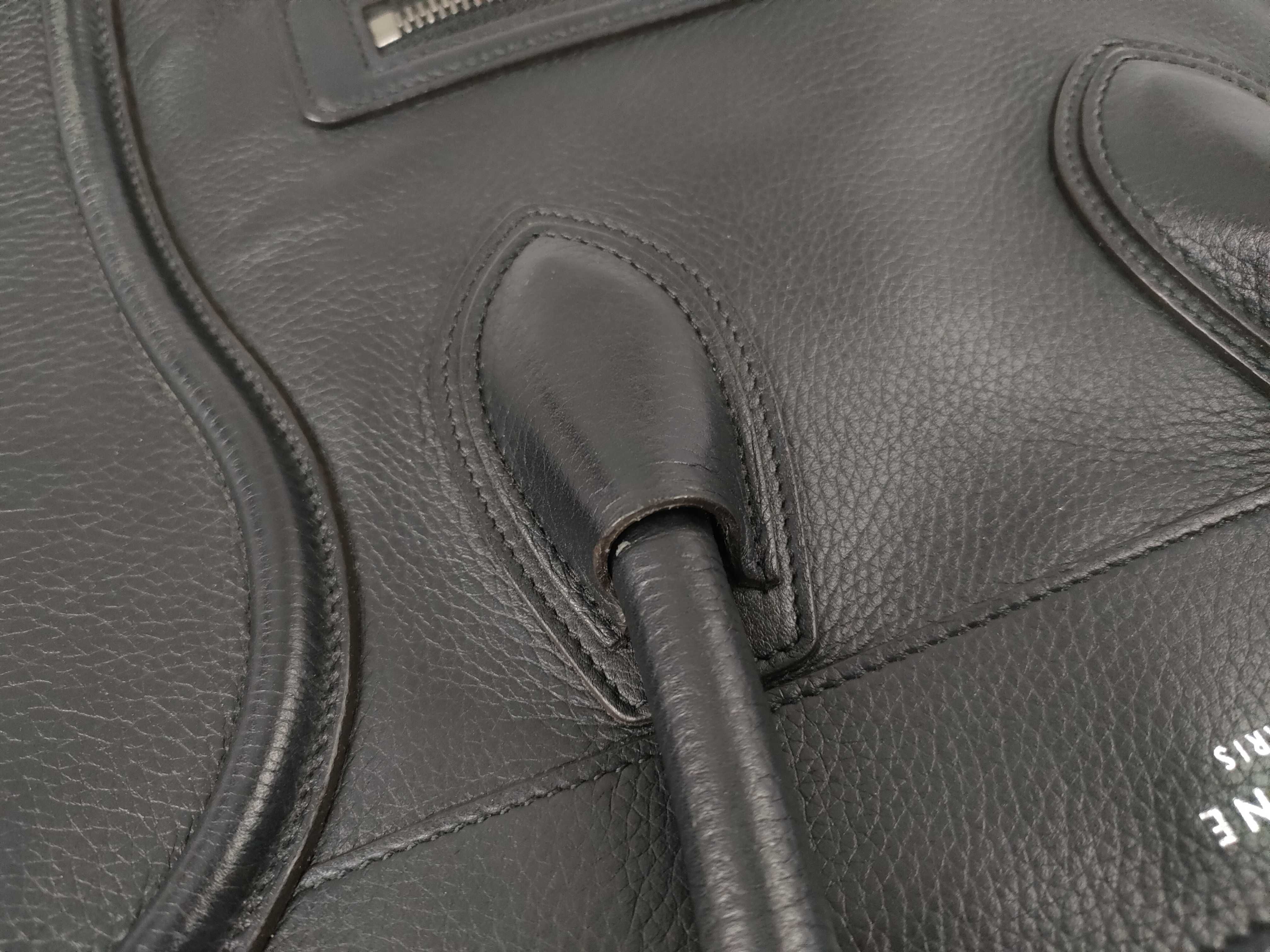 Luggage Mini Handbag Leather U-GA-0134 Black Tote Bag — view 5