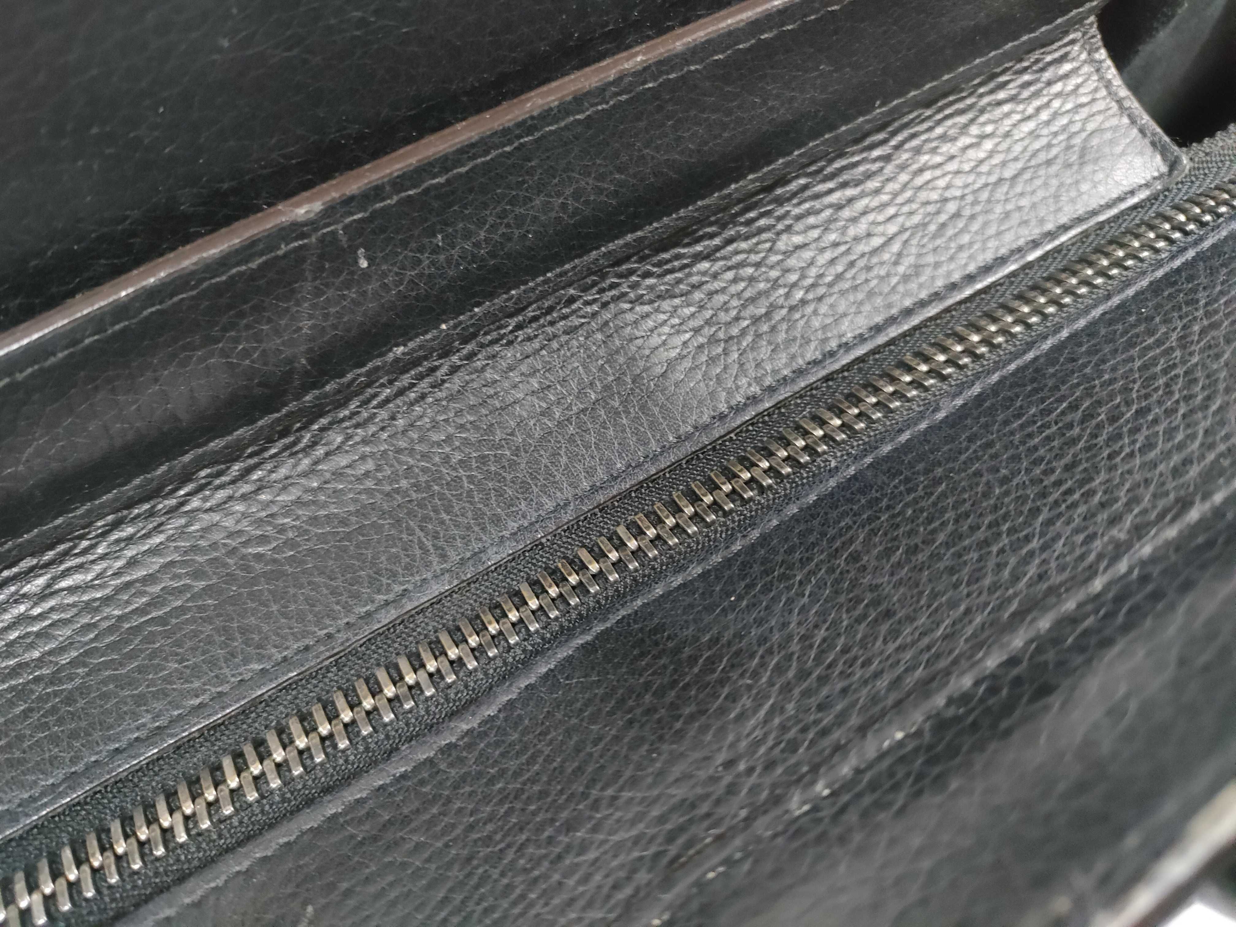 Luggage Mini Handbag Leather U-GA-0134 Black Tote Bag — view 8