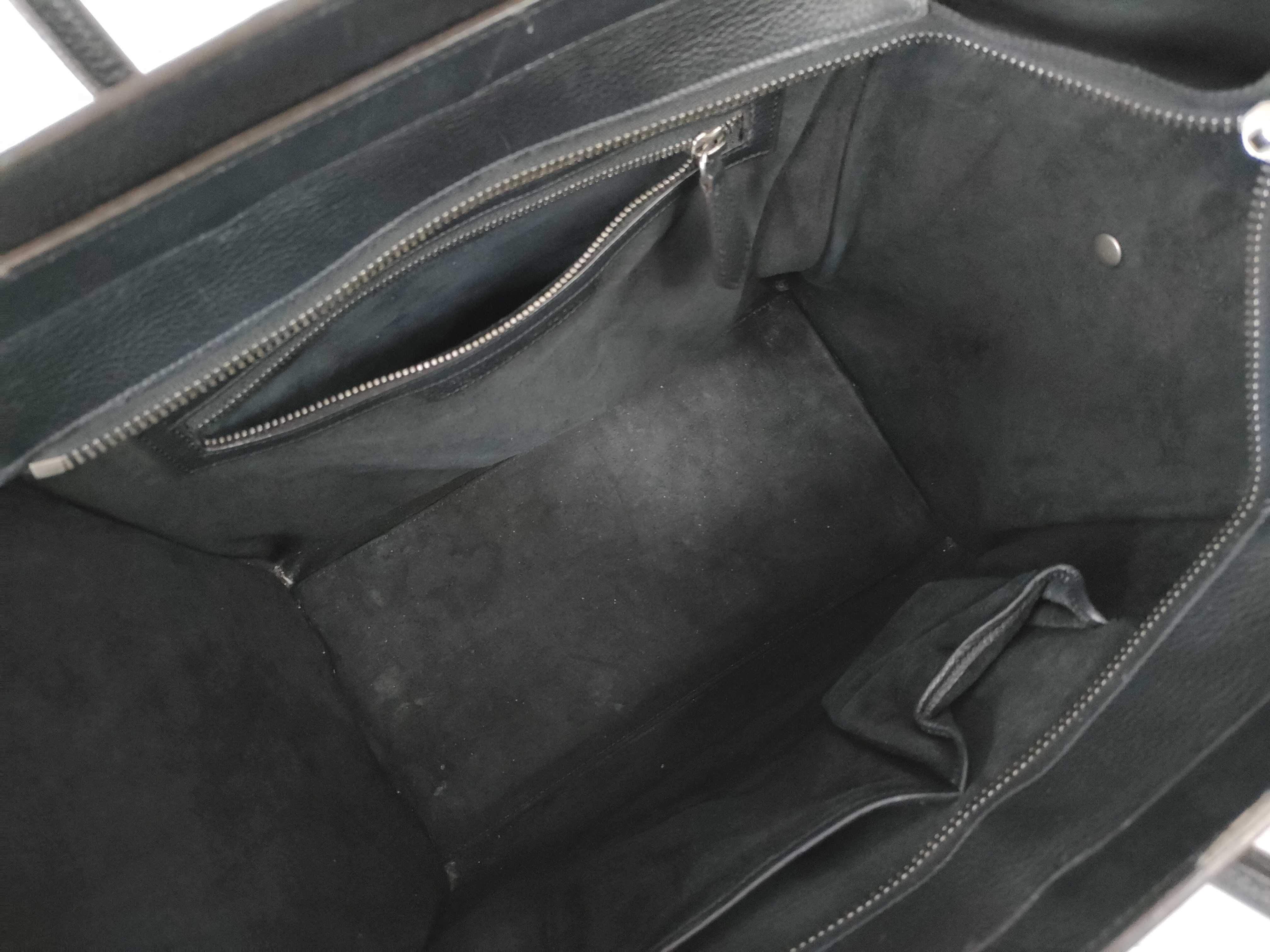 Luggage Mini Handbag Leather U-GA-0134 Black Tote Bag — view 9
