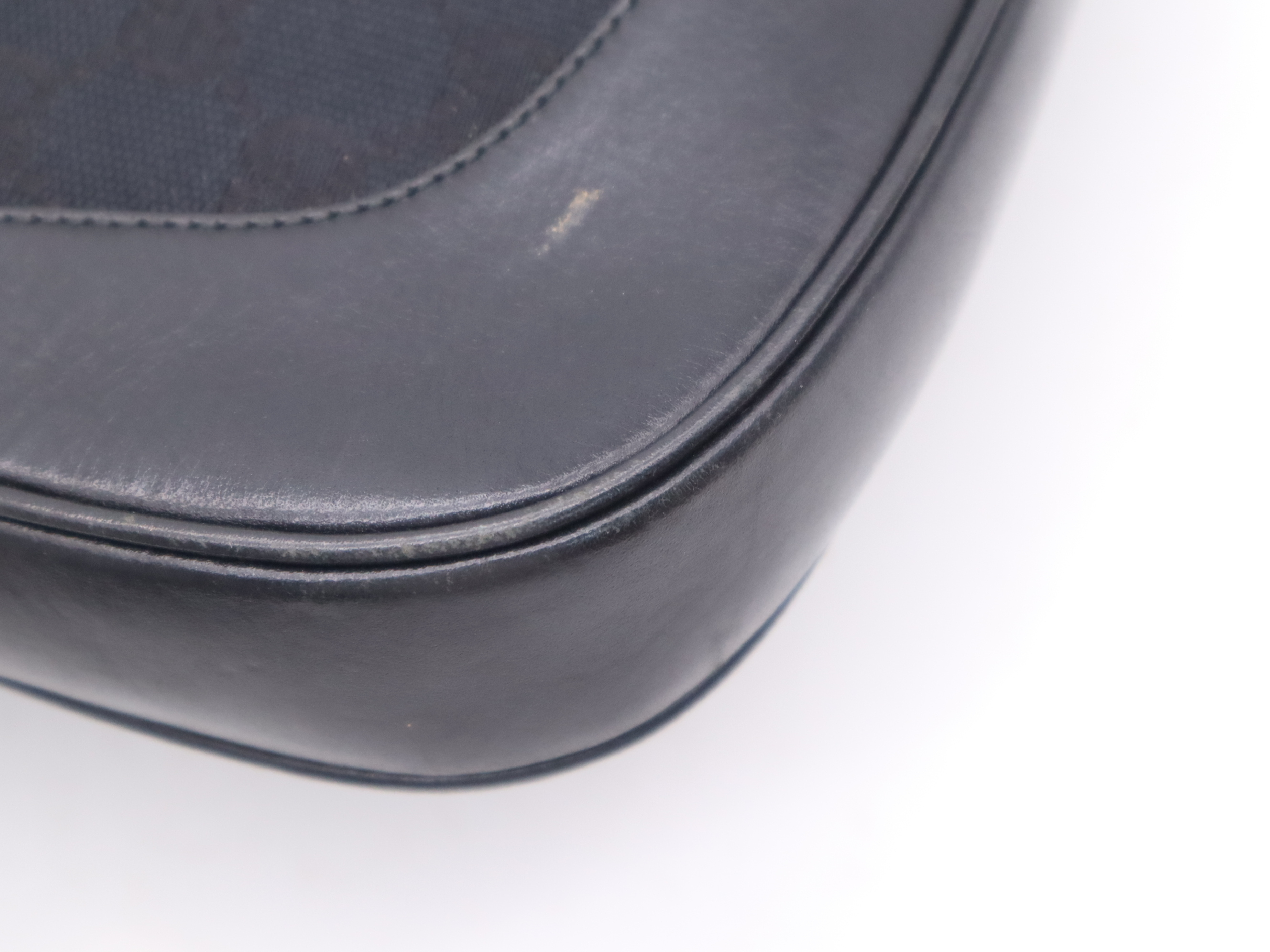 001・3306GG Canvas Jackie One Shoulder Bag Black Shoulder Bag — view 12