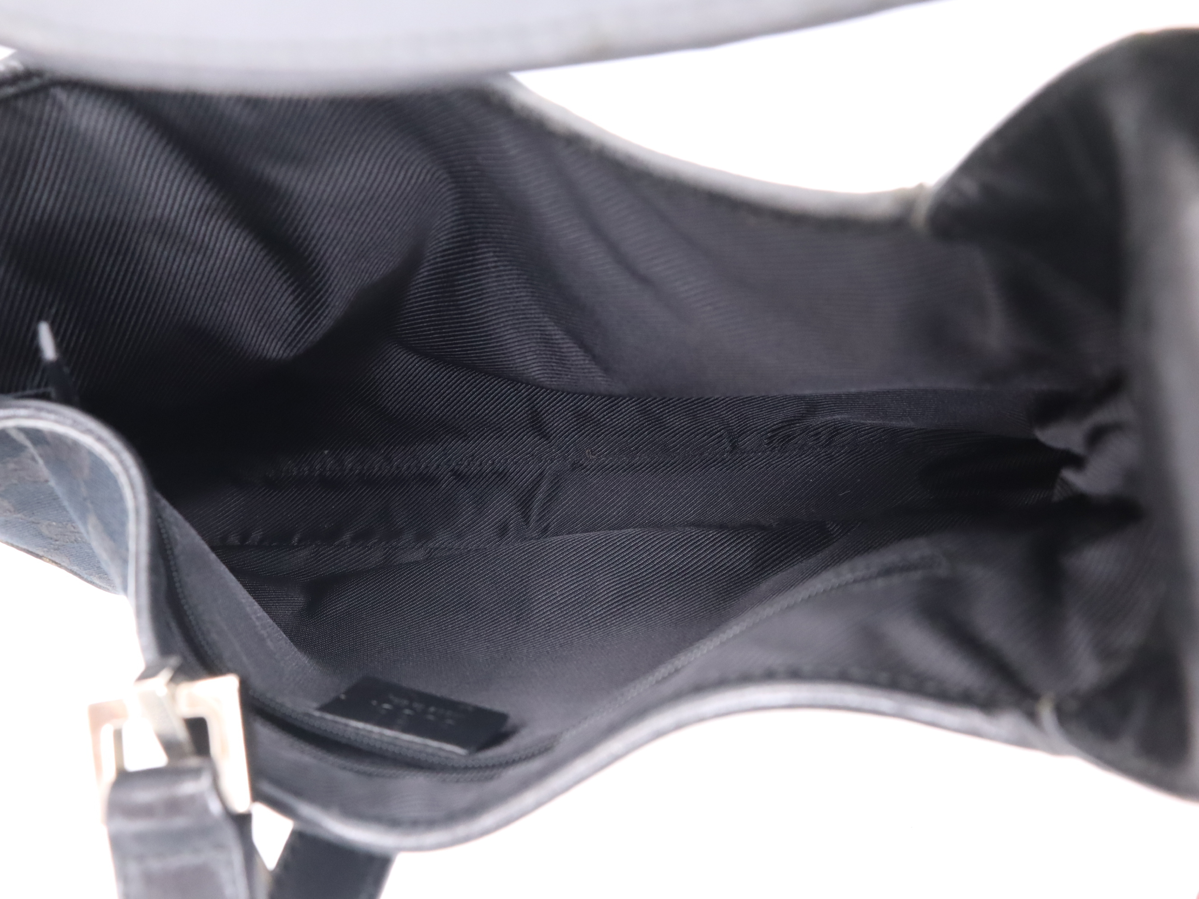 001・3306GG Canvas Jackie One Shoulder Bag Black Shoulder Bag — view 14