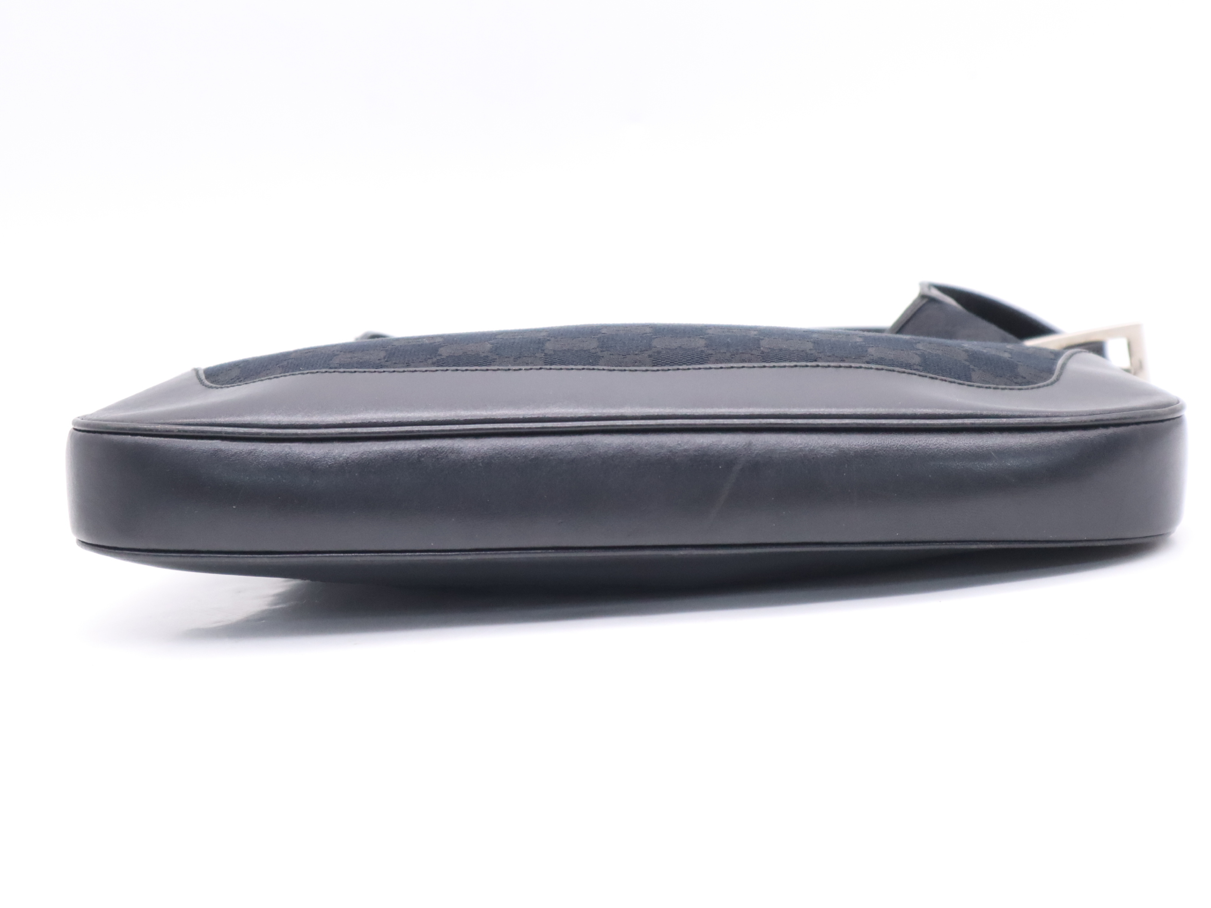 001・3306GG Canvas Jackie One Shoulder Bag Black Shoulder Bag — view 4
