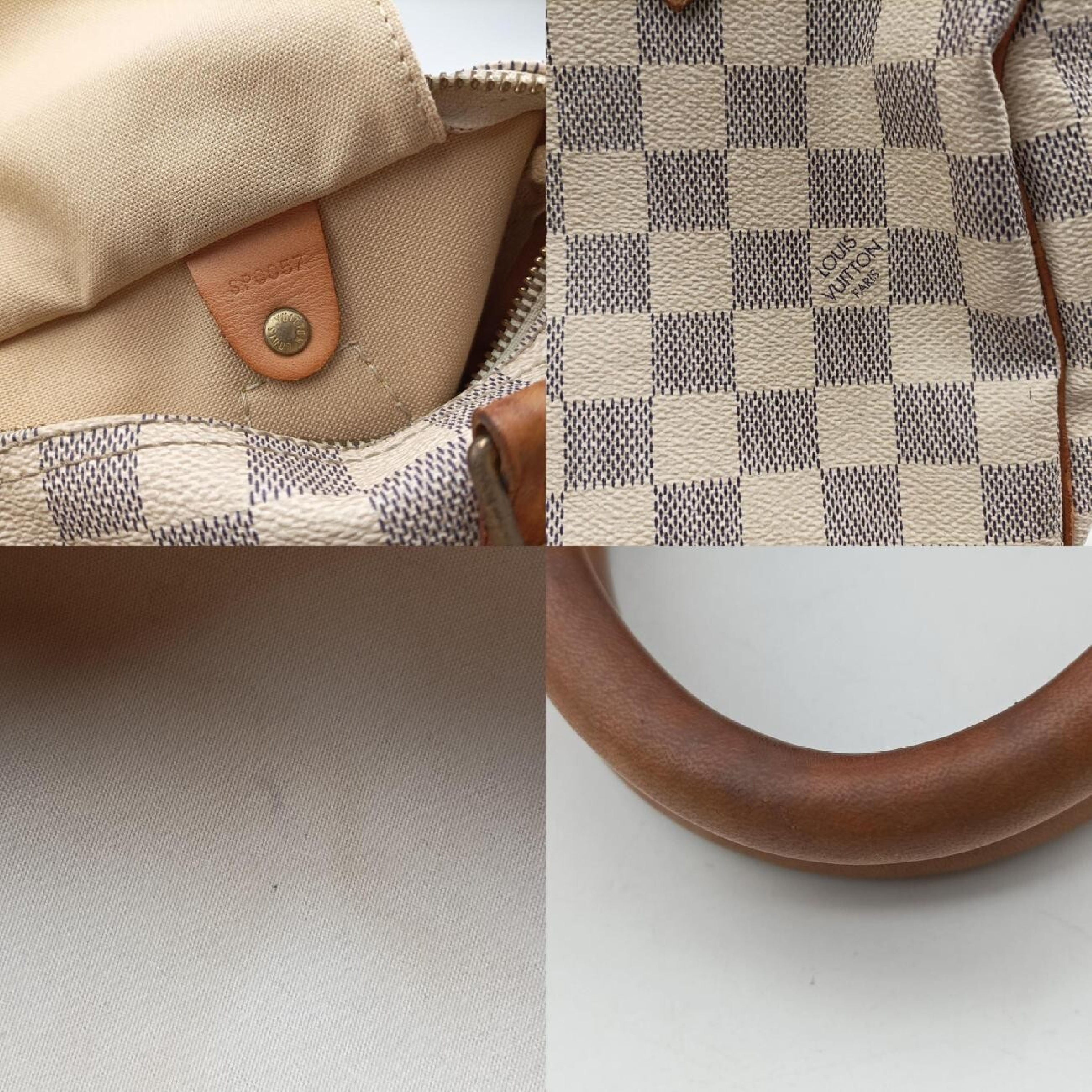 Speedy 25 Azur Damier Canvas N41534 SP0057 Handbag — view 8