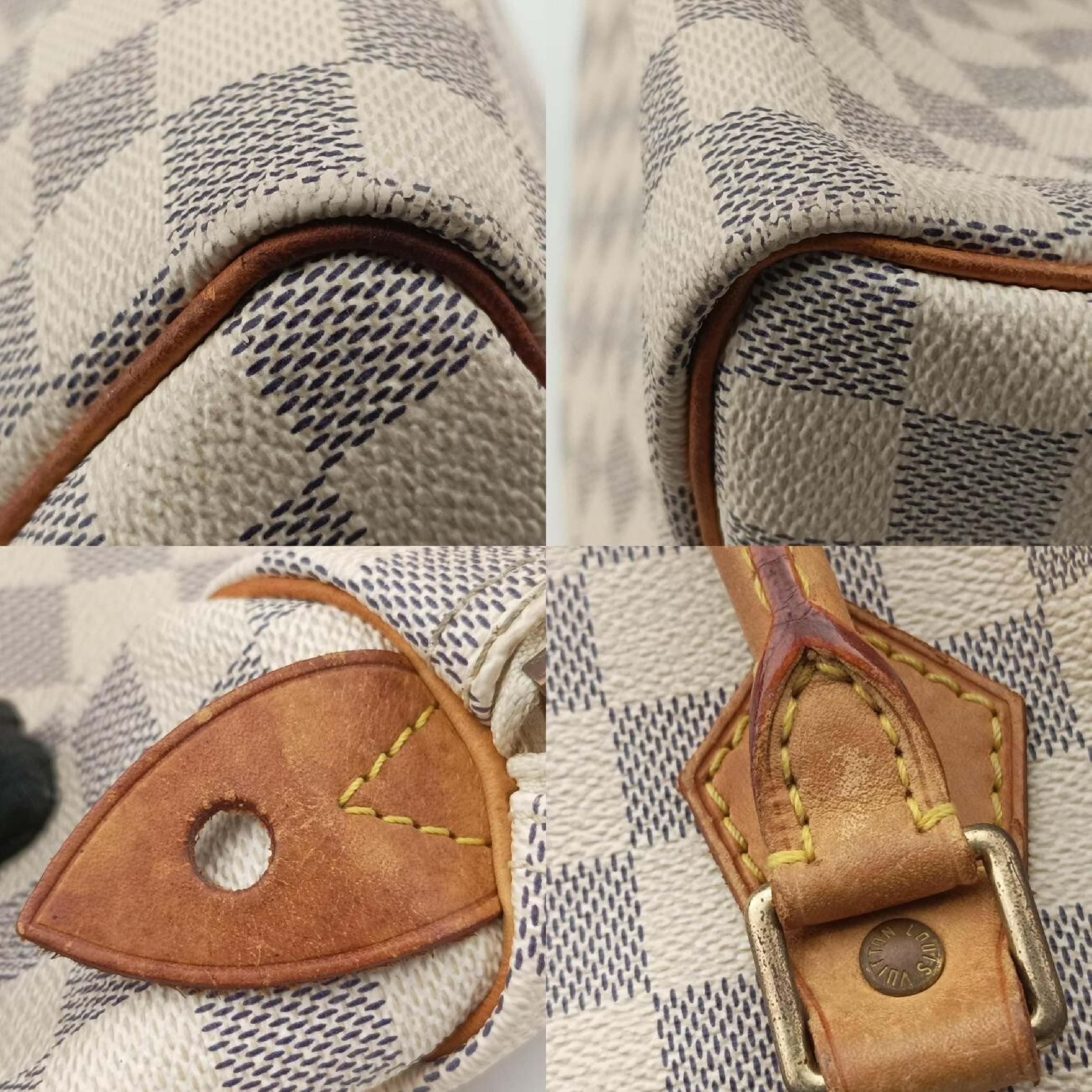 Speedy 25 Azur Damier Canvas N41534 SP0057 Handbag — view 10