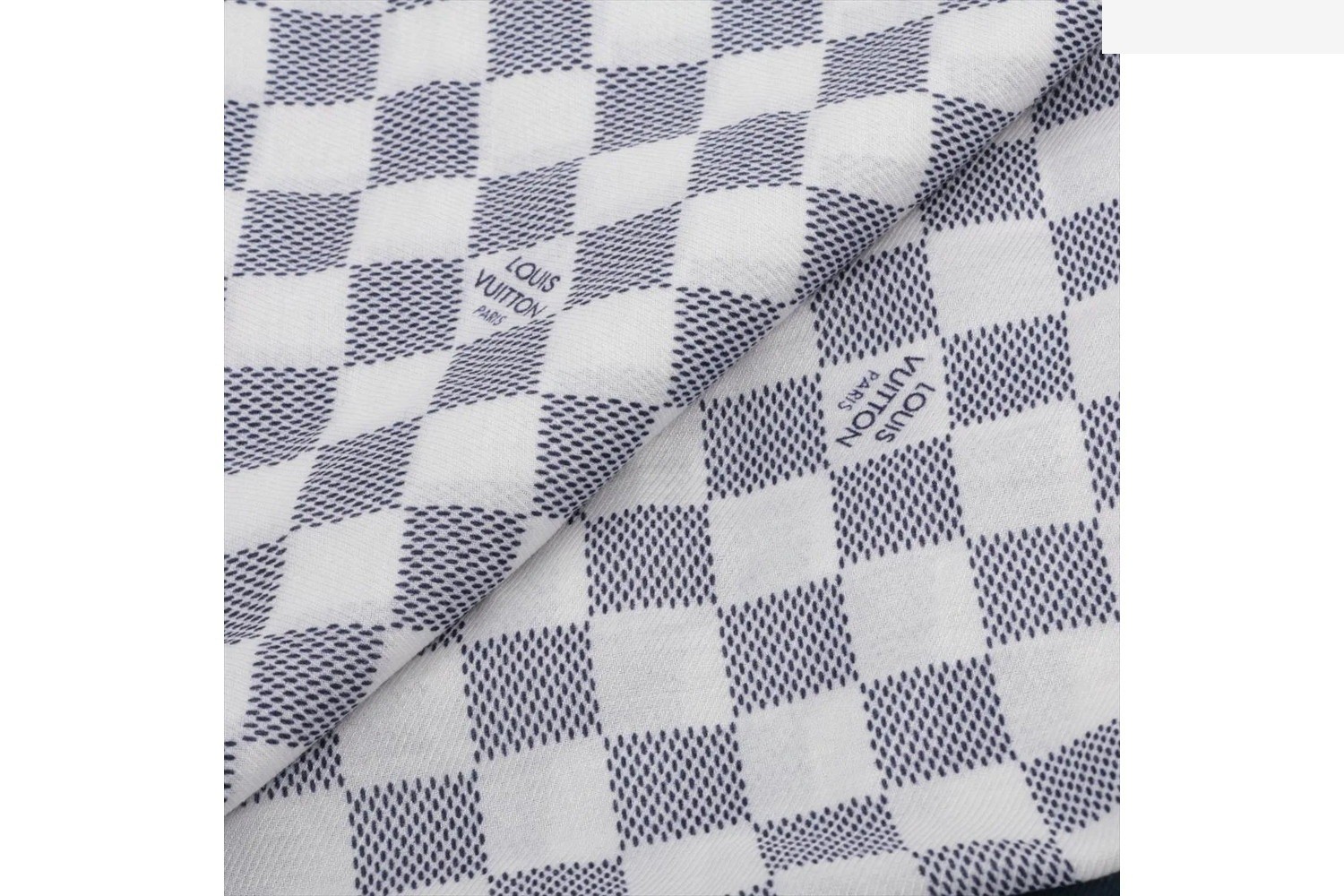 Etol Damier Gradient Silk Scarf M70765 — view 2