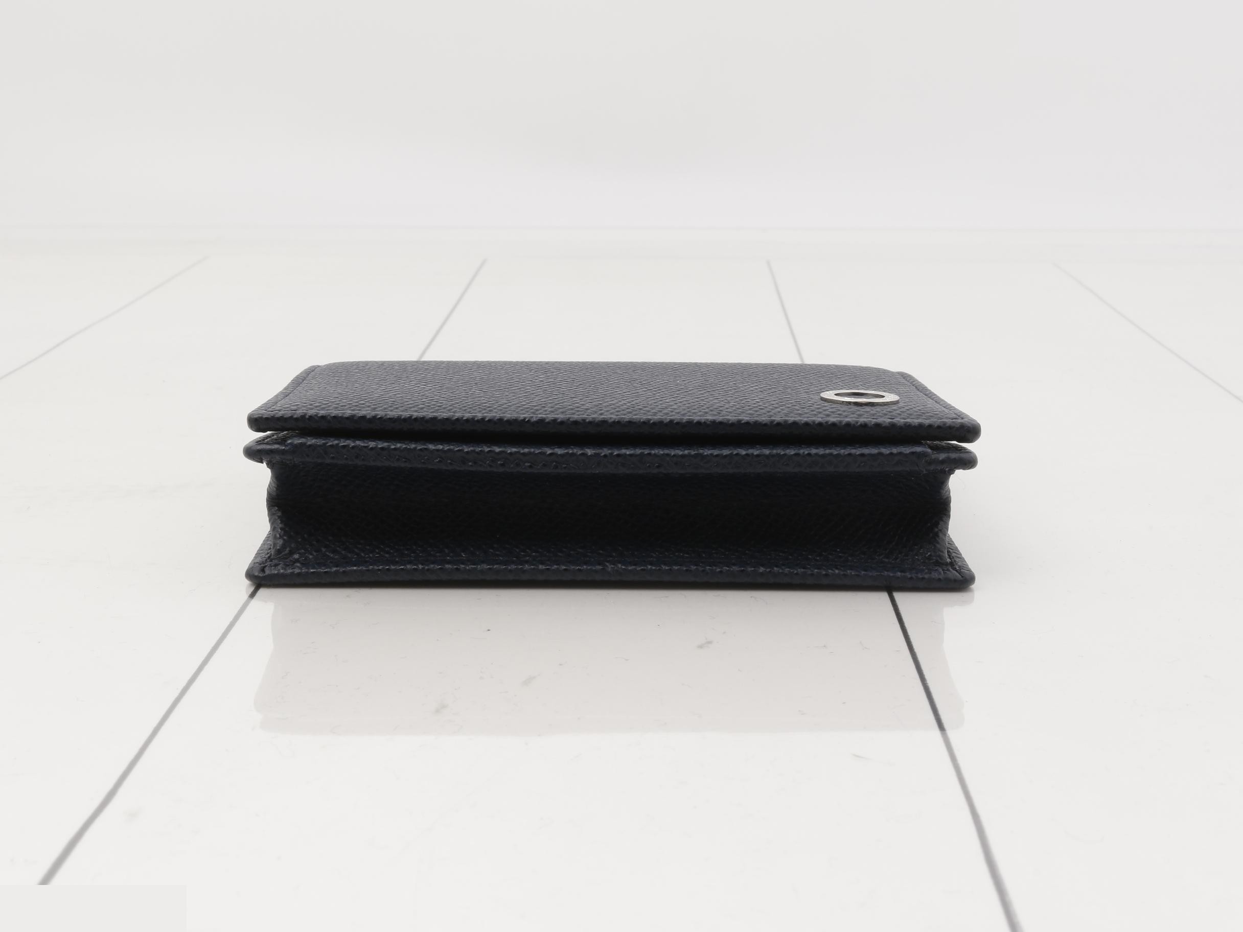 Man card case, unused, navy. — view 3