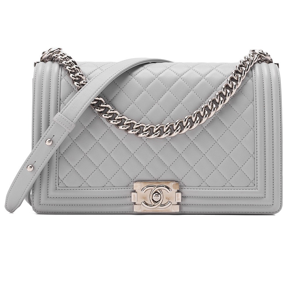Lambskin Boy Chanel Large Size Chain Shoulder Bag