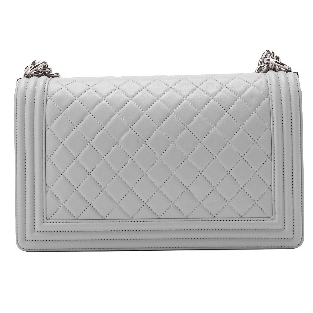 Lambskin Boy Chanel Large Size Chain Shoulder Bag — view 4
