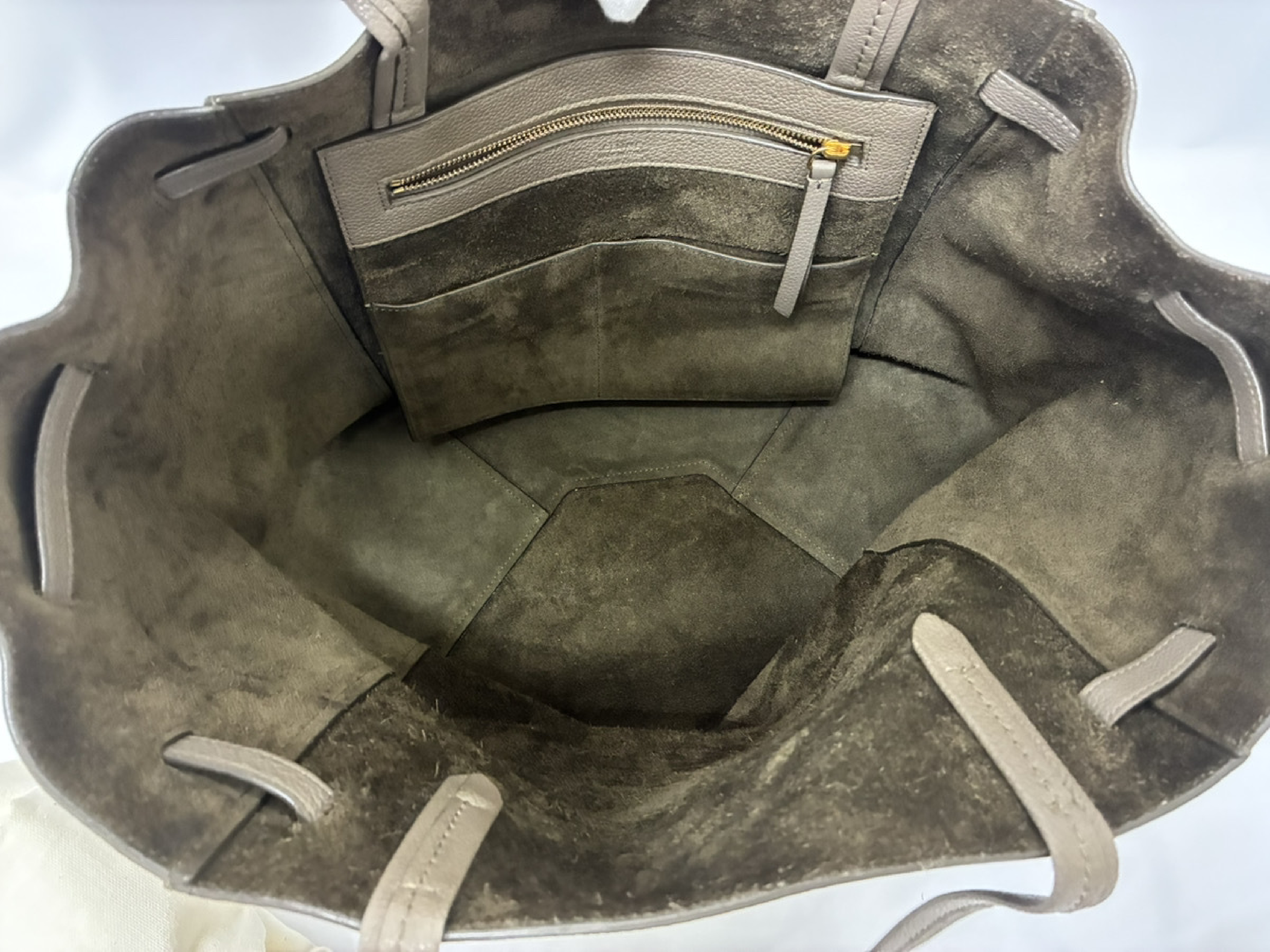 Cabas Phantom Leather Tote Bag — view 8