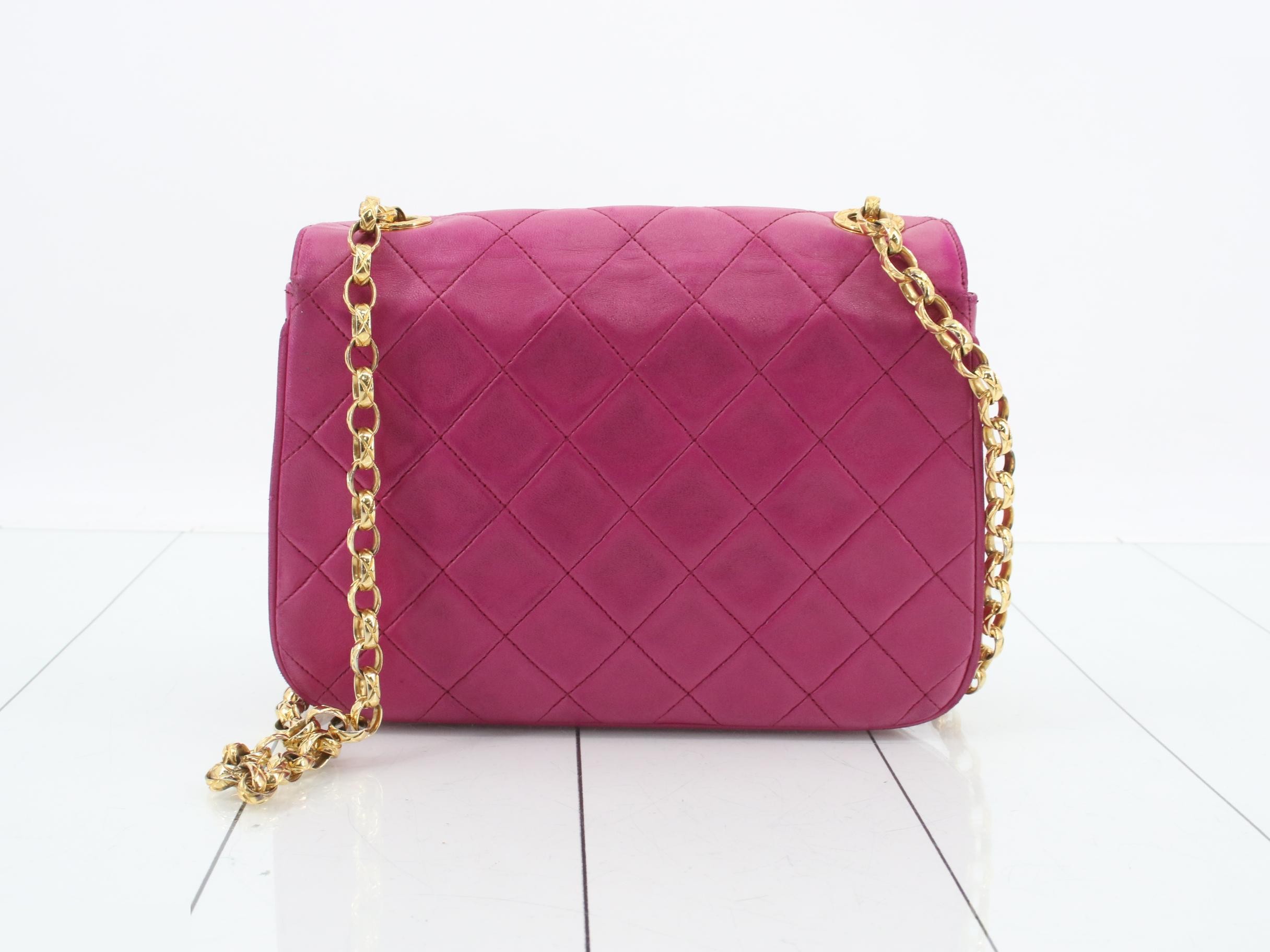 Matelassé Chain Shoulder Bag, Lambskin, Unit No. 2 — view 2