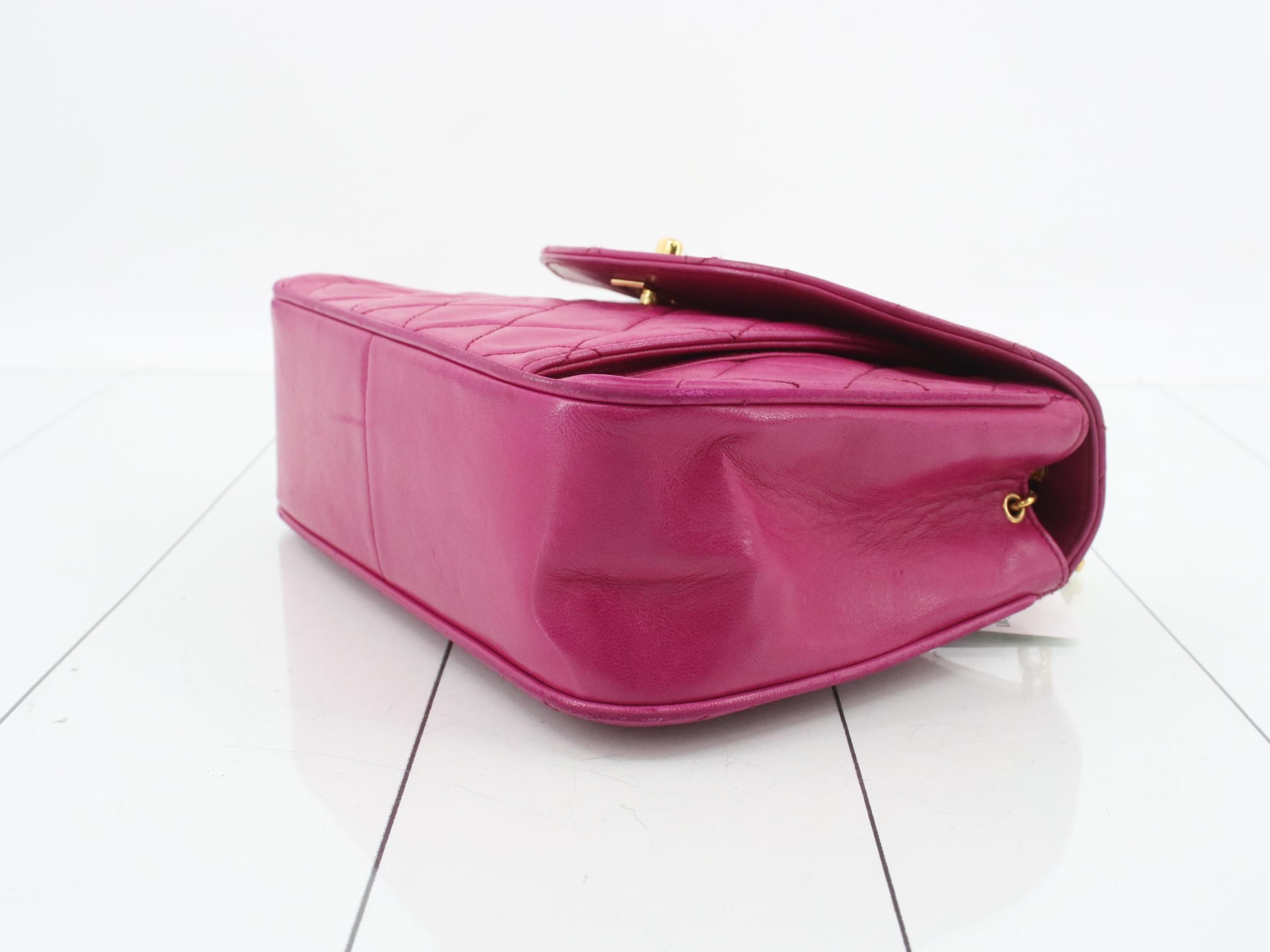 Matelassé Chain Shoulder Bag, Lambskin, Unit No. 2 — view 6
