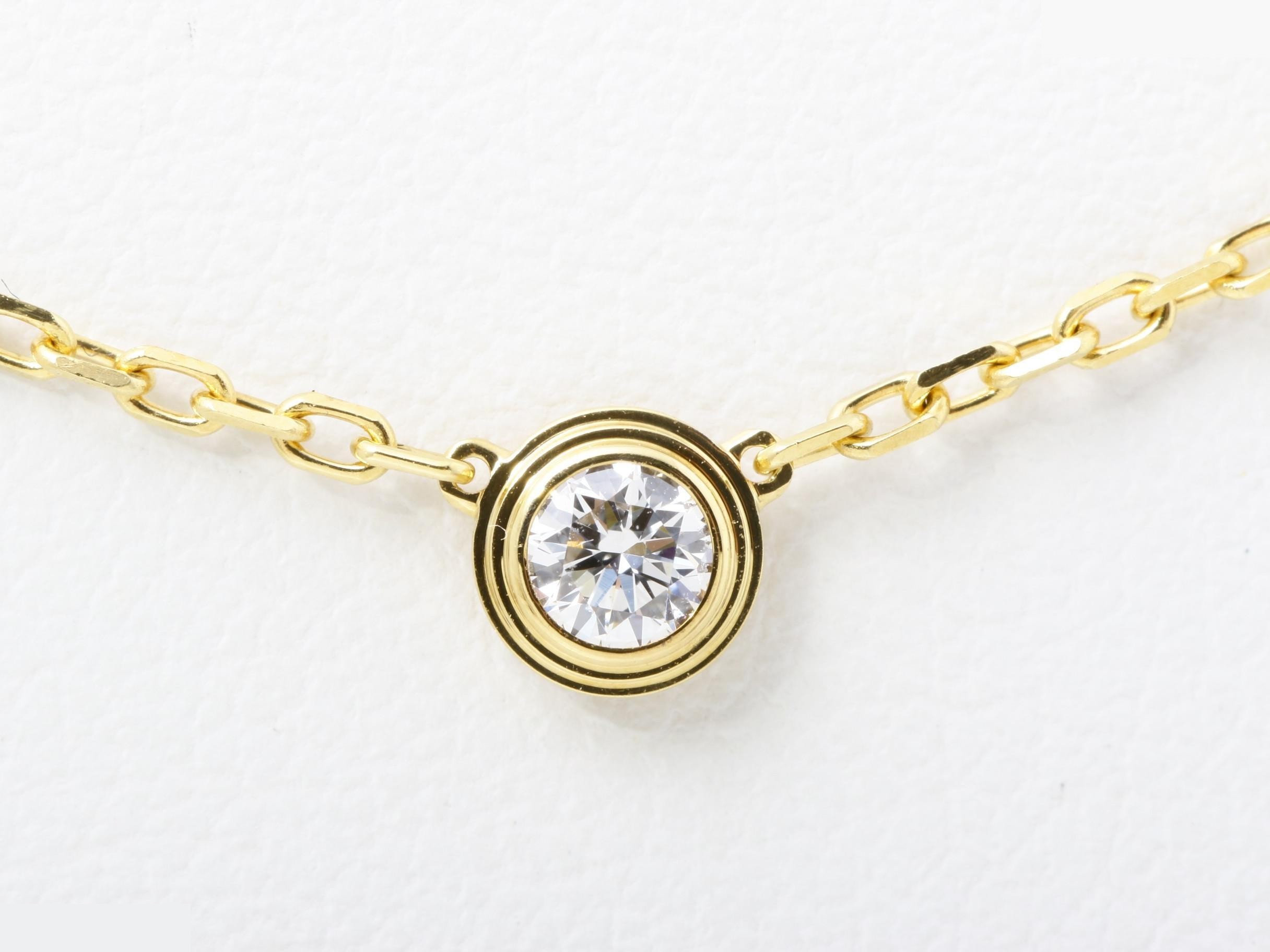 Damour 750YG Small Model, 2.9g, Diamond, Neck circumference approx. 40cm — view 2