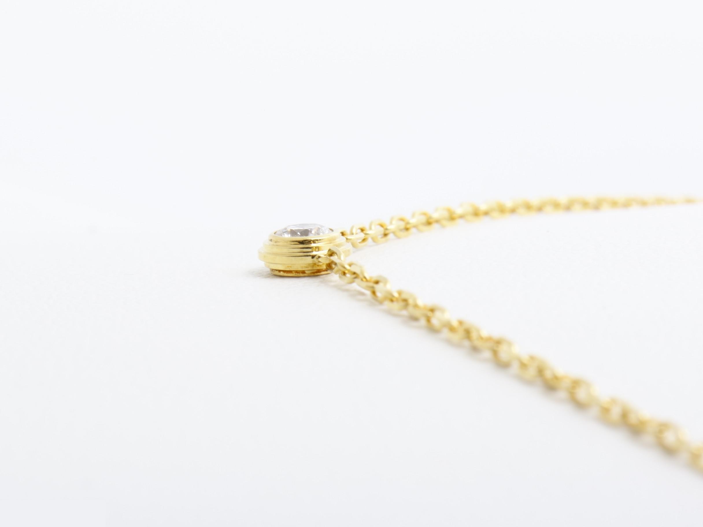 Damour 750YG Small Model, 2.9g, Diamond, Neck circumference approx. 40cm — view 4