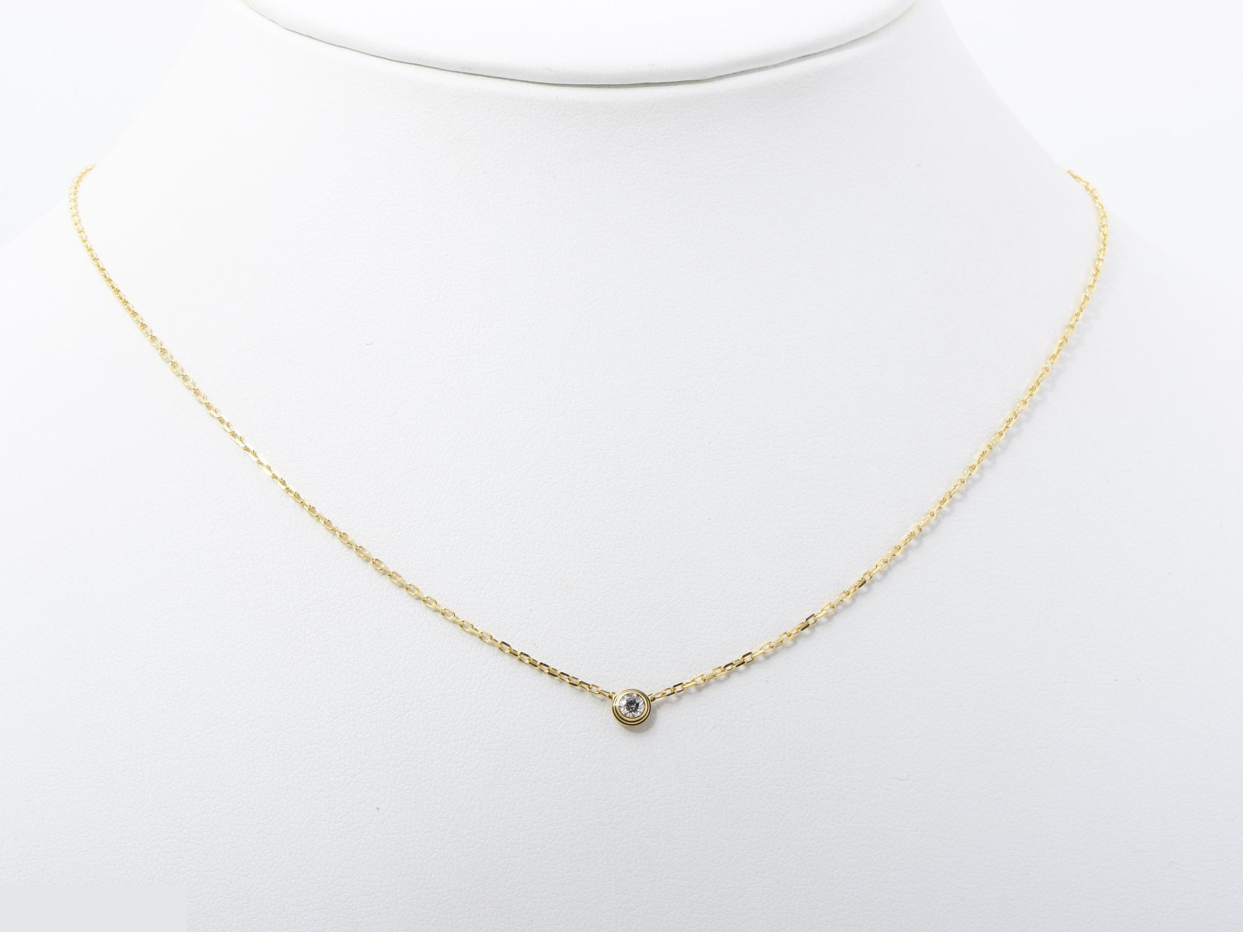 Damour 750YG Small Model, 2.9g, Diamond, Neck circumference approx. 40cm — view 6