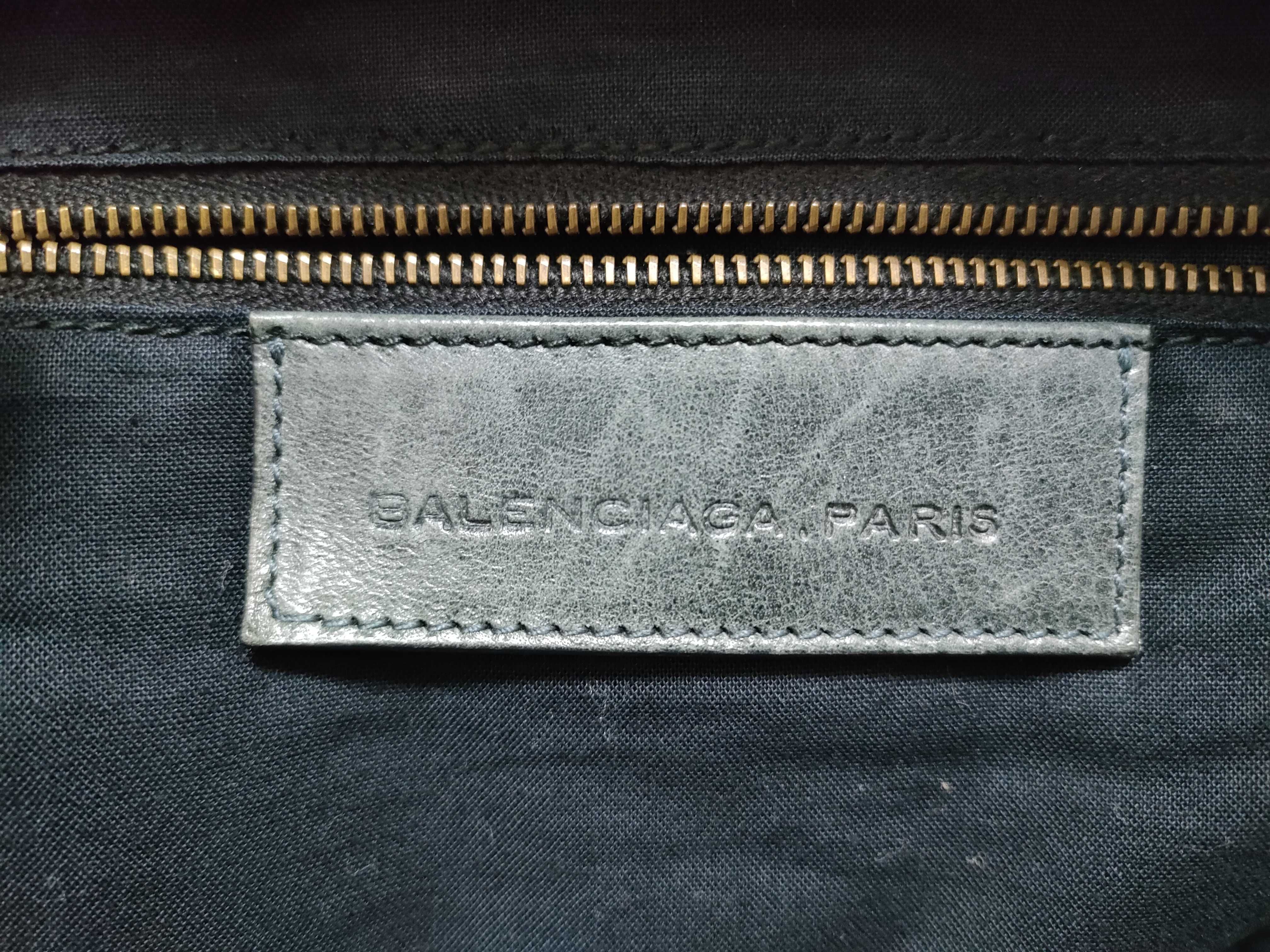 The City Balenciaga City Editor's Bag The Street Leather Handbag — view 12