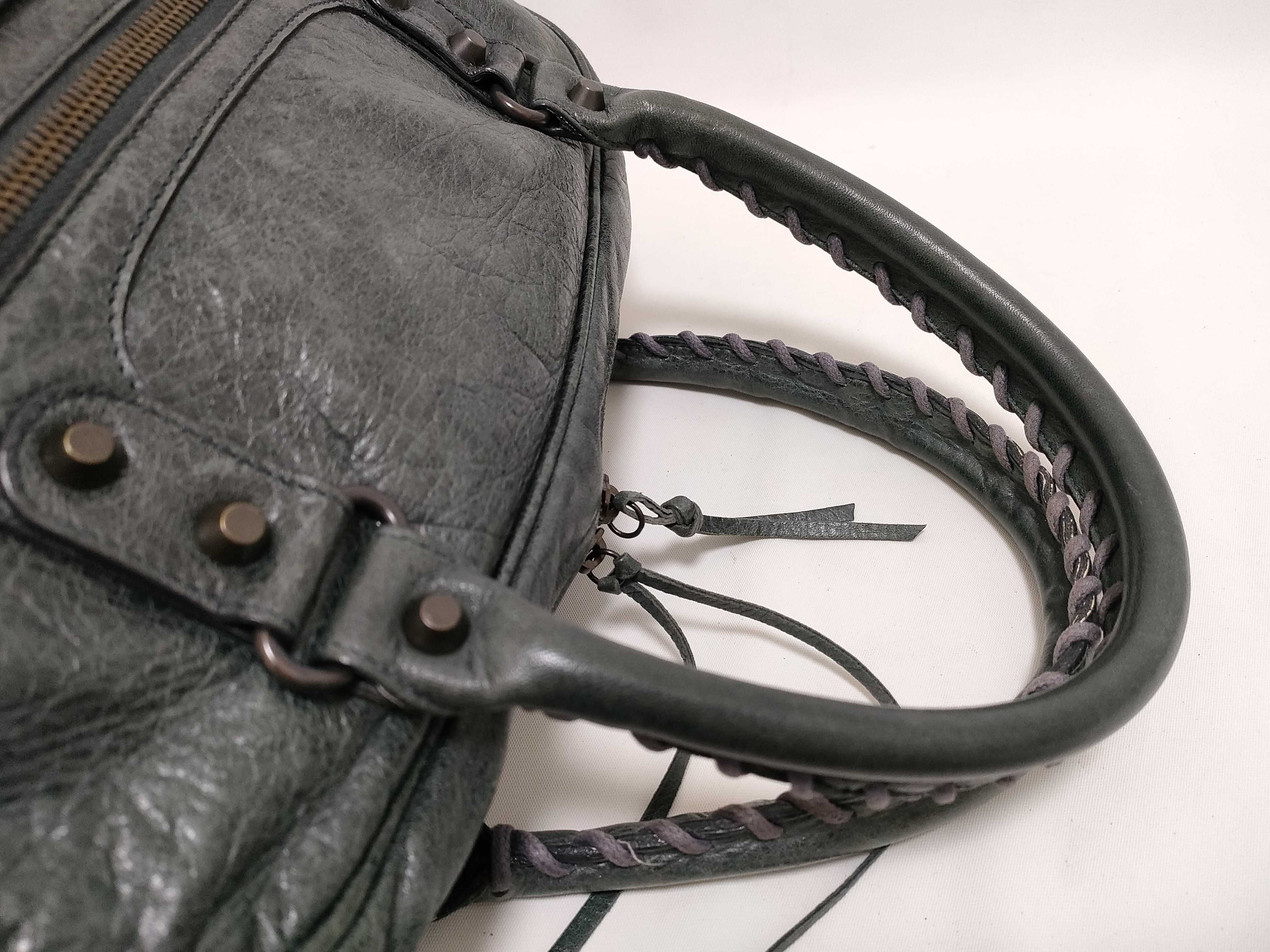 The City Balenciaga City Editor's Bag The Street Leather Handbag — view 3