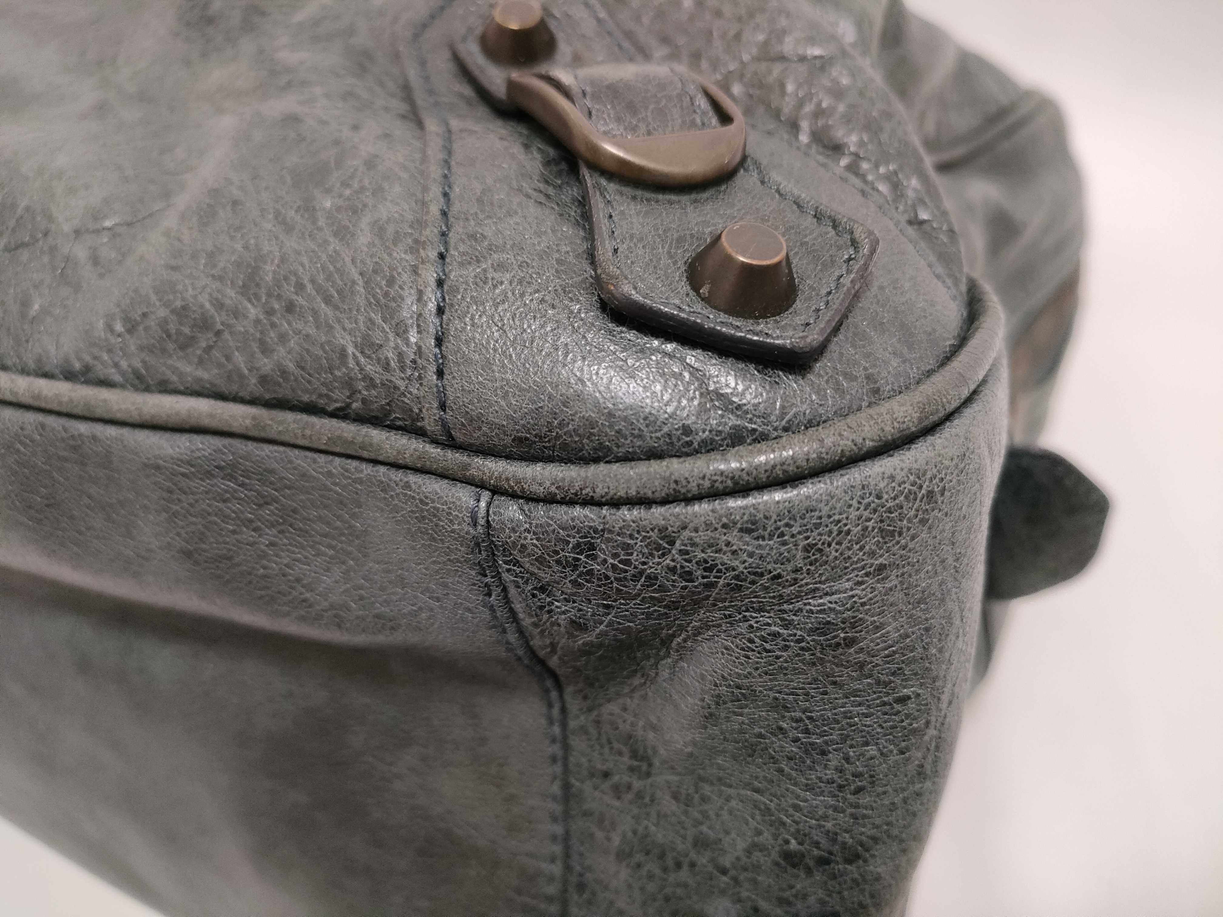 The City Balenciaga City Editor's Bag The Street Leather Handbag — view 7