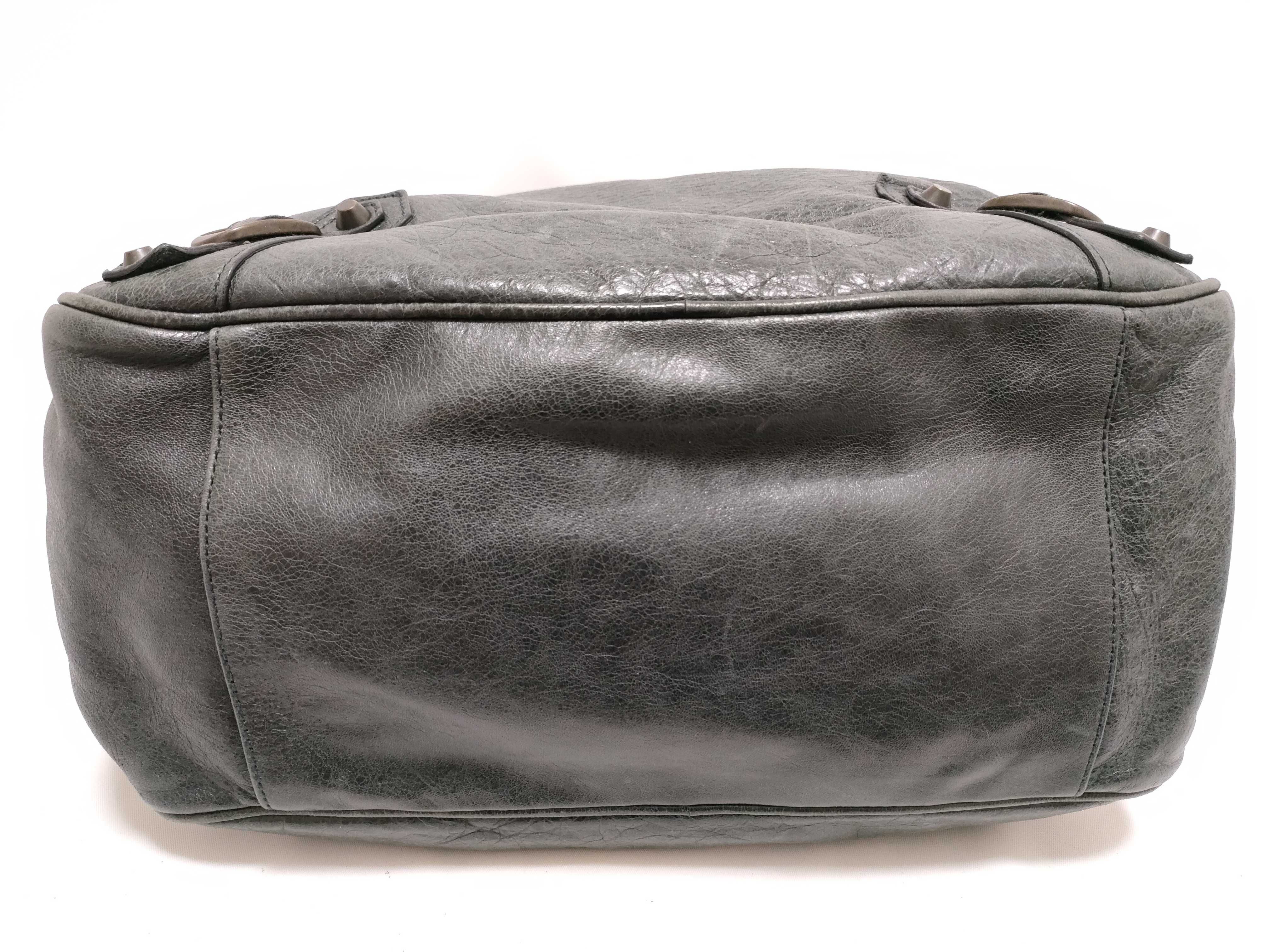 The City Balenciaga City Editor's Bag The Street Leather Handbag — view 8