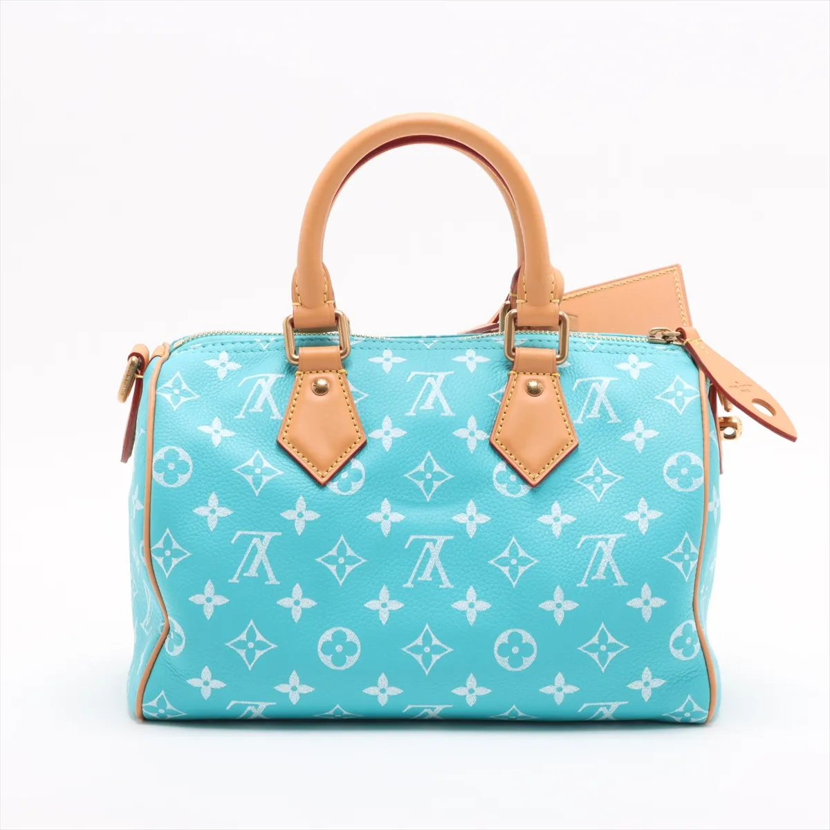 [Individually wrapped] Louis Vuitton Monogram Leather Speedy P9 Bandouliere 25 M11561 Blue RFID reaction available — view 2