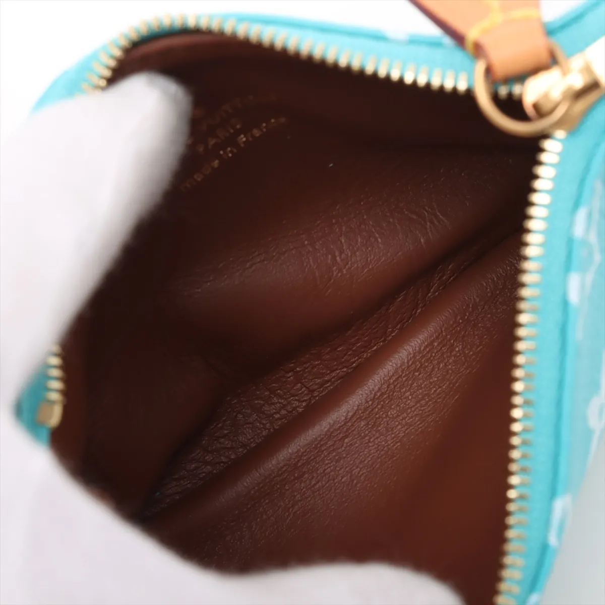 [Individually wrapped] Louis Vuitton Monogram Leather Speedy P9 Bandouliere 25 M11561 Blue RFID reaction available — view 12