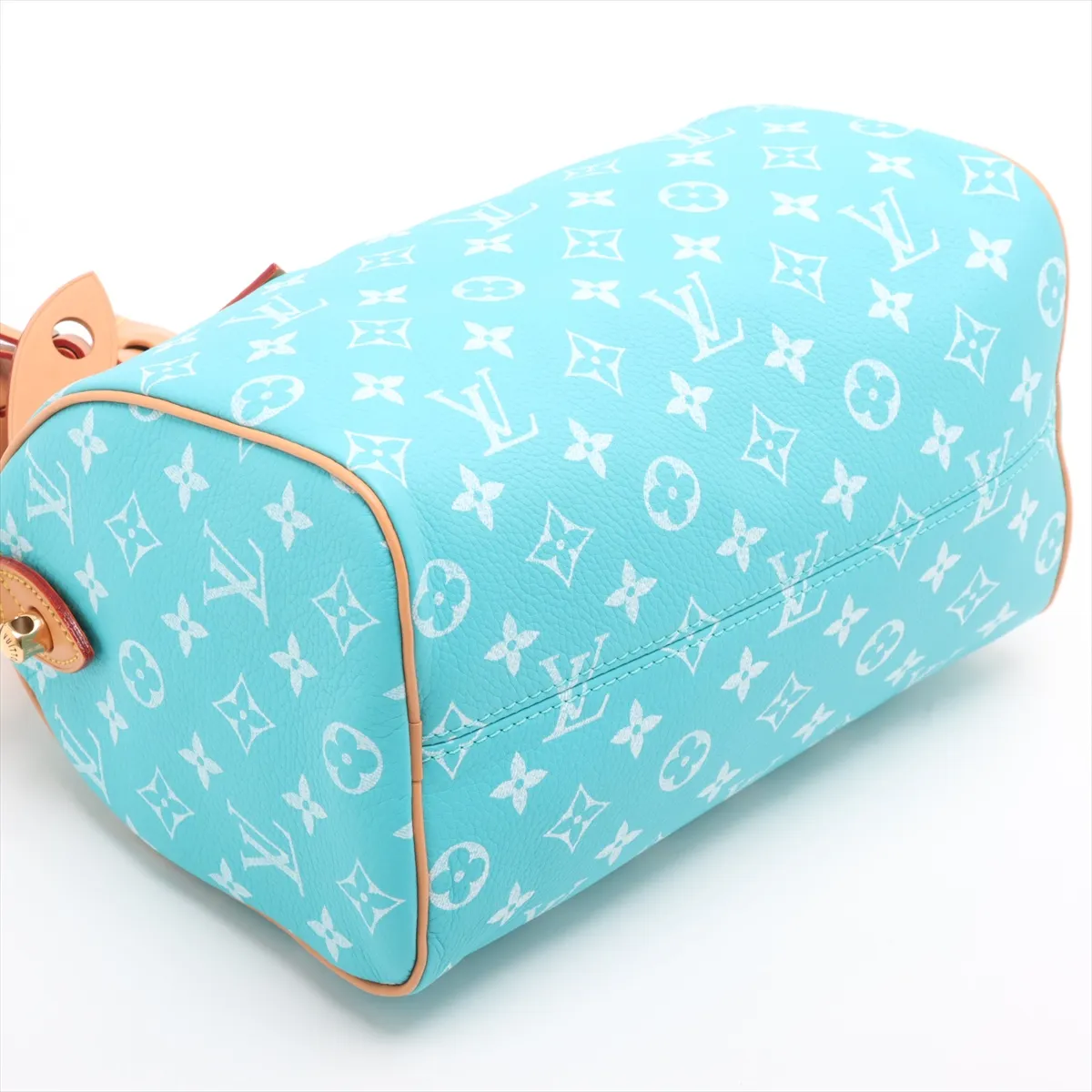 [Individually wrapped] Louis Vuitton Monogram Leather Speedy P9 Bandouliere 25 M11561 Blue RFID reaction available — view 4
