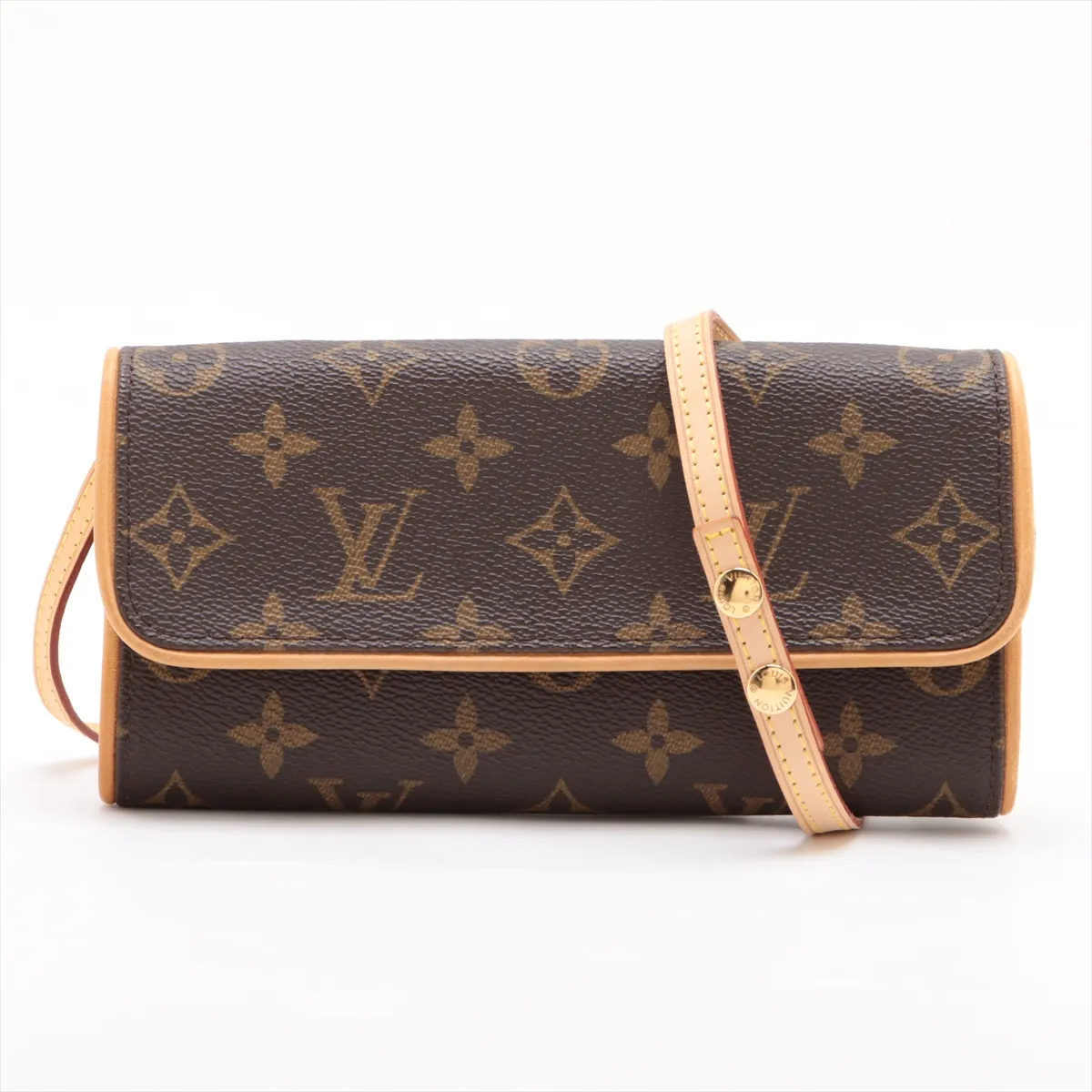 Monogram Pochette Twin PM M51854 CA0040 Brown