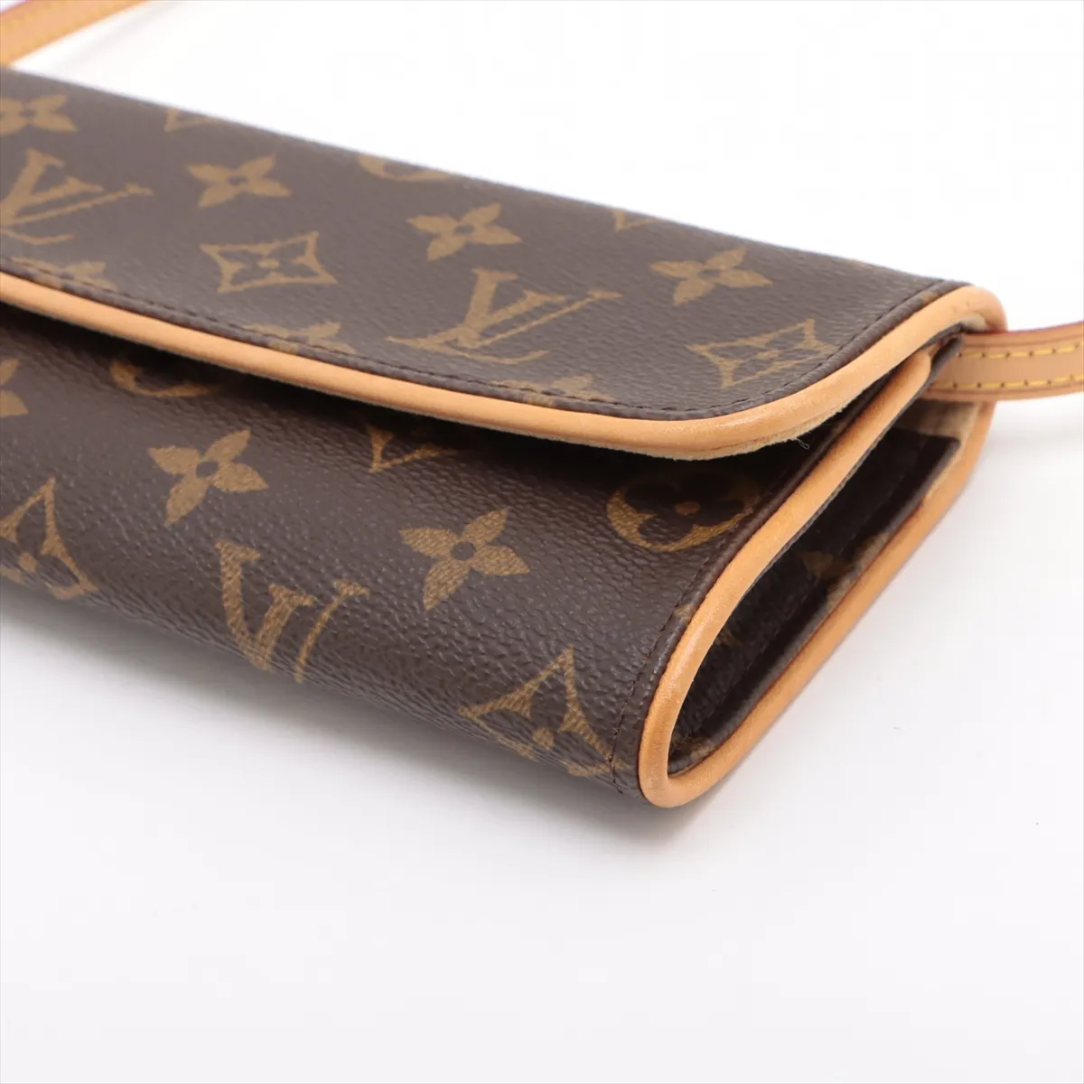 Monogram Pochette Twin PM M51854 CA0040 Brown — view 3