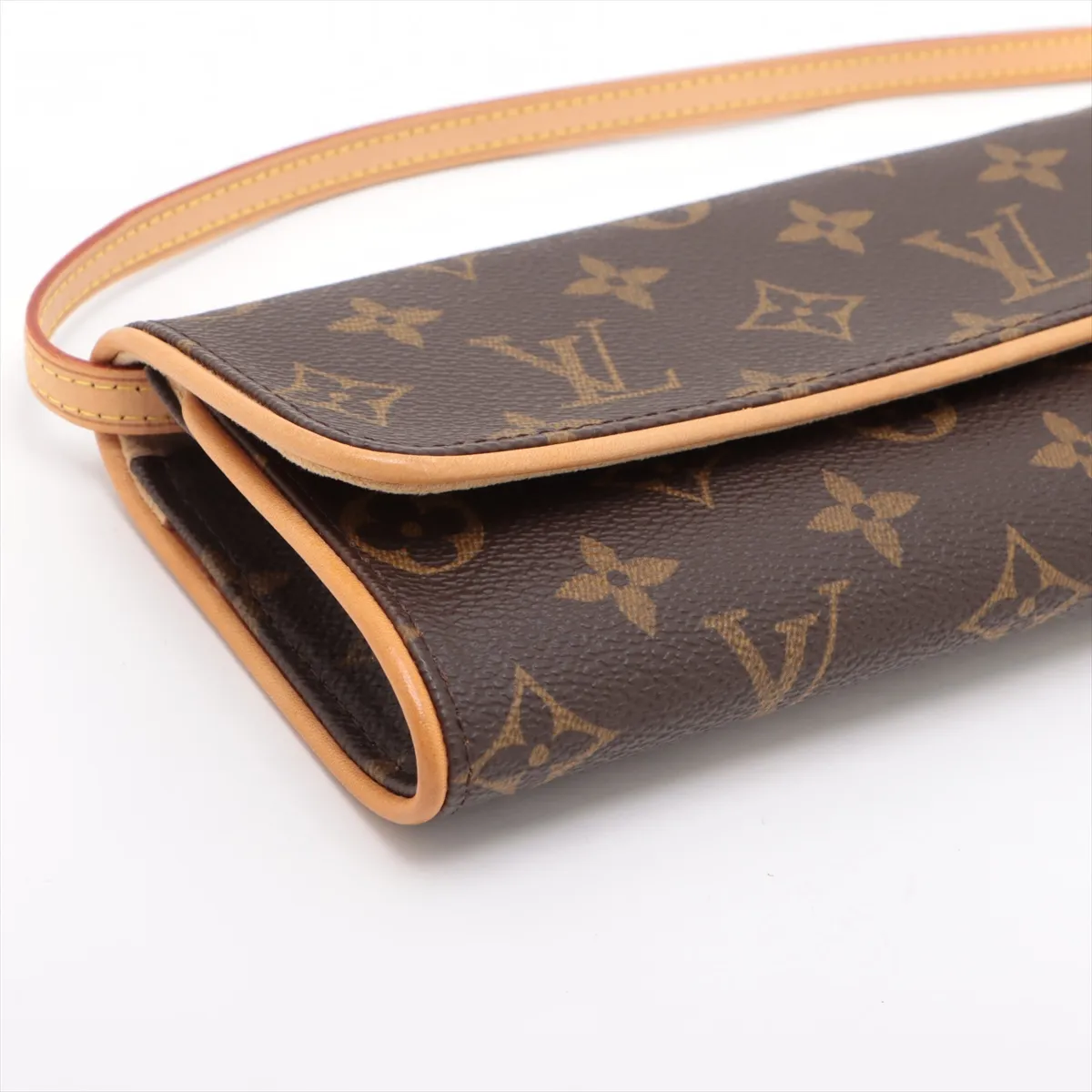 Monogram Pochette Twin PM M51854 CA0040 Brown — view 4