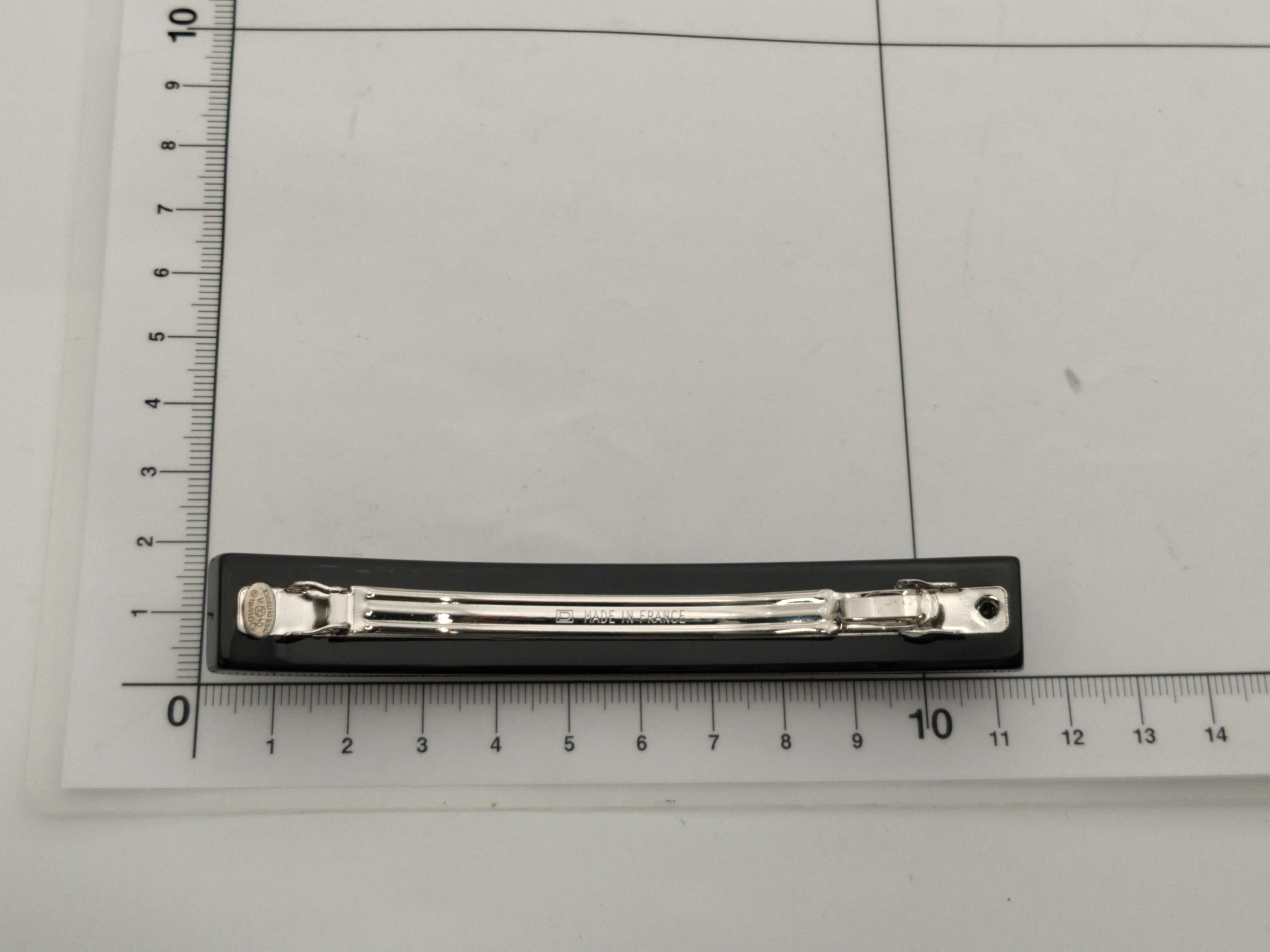 Coco Mark 04A Coco Rhinestone Barrette Black 1 Hair Accessory — view 2