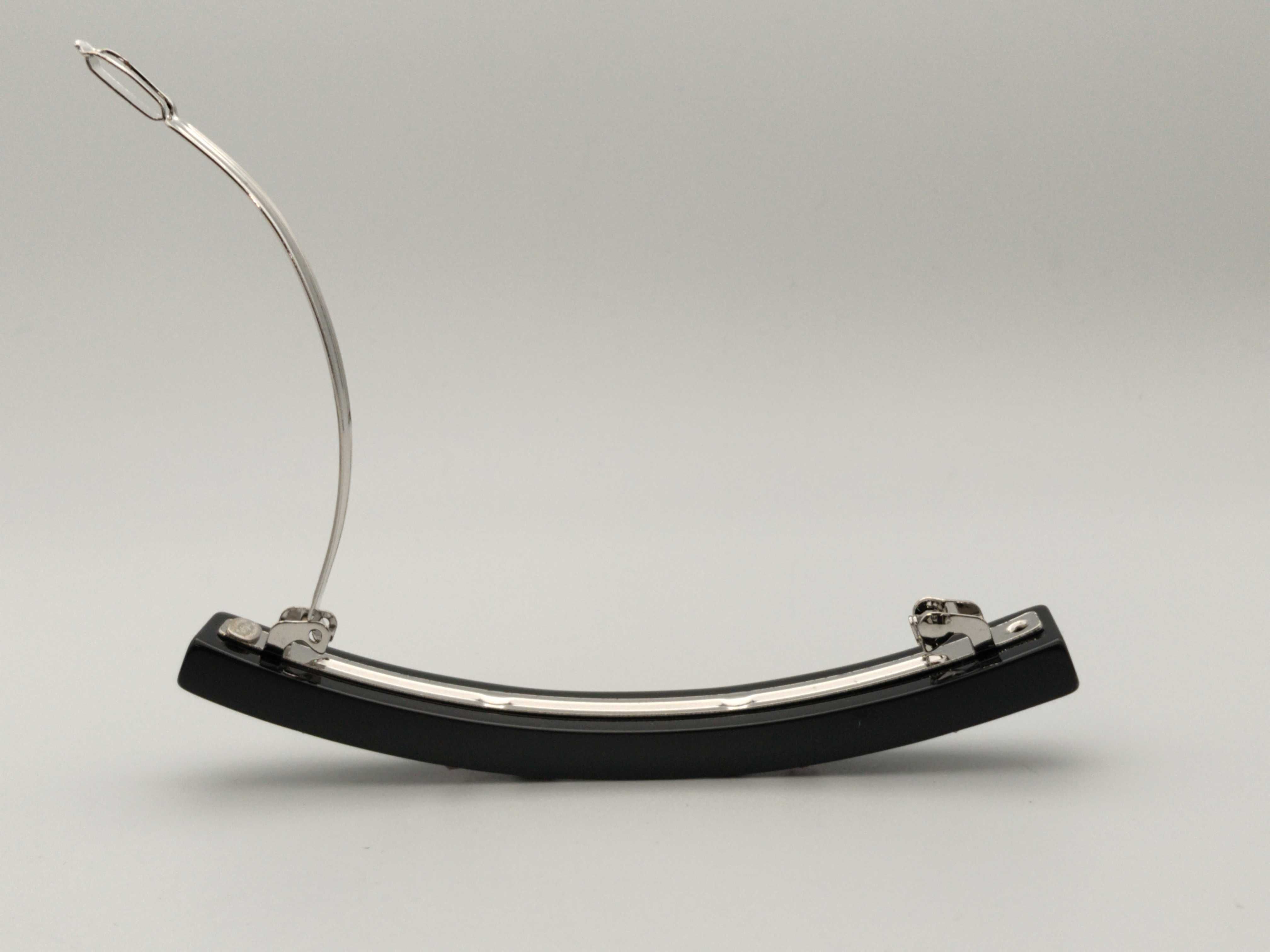Coco Mark 04A Coco Rhinestone Barrette Black 1 Hair Accessory — view 11