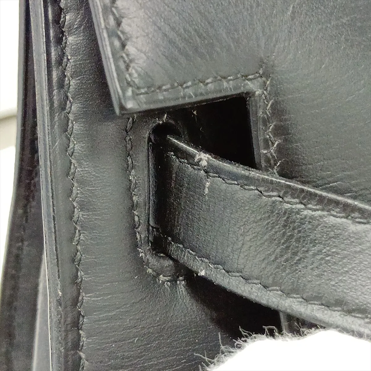 [Individually packaged] Hermes Kelly 35 Sellier Box Calf Black Gold Hardware G: 1977 — view 13