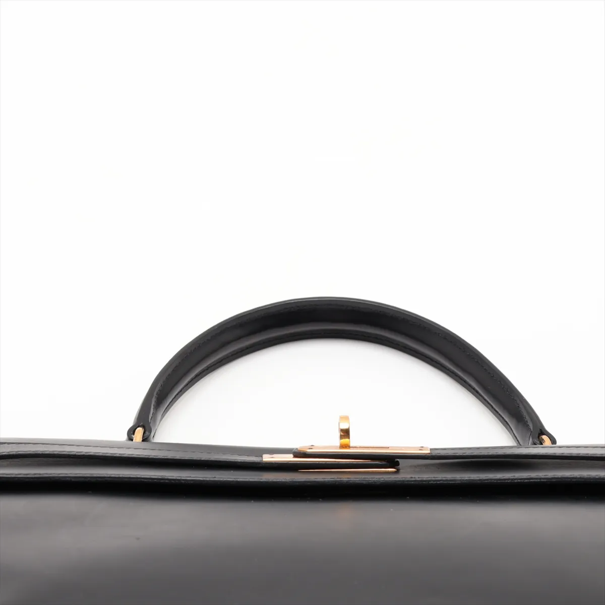 [Individually packaged] Hermes Kelly 35 Sellier Box Calf Black Gold Hardware G: 1977 — view 6