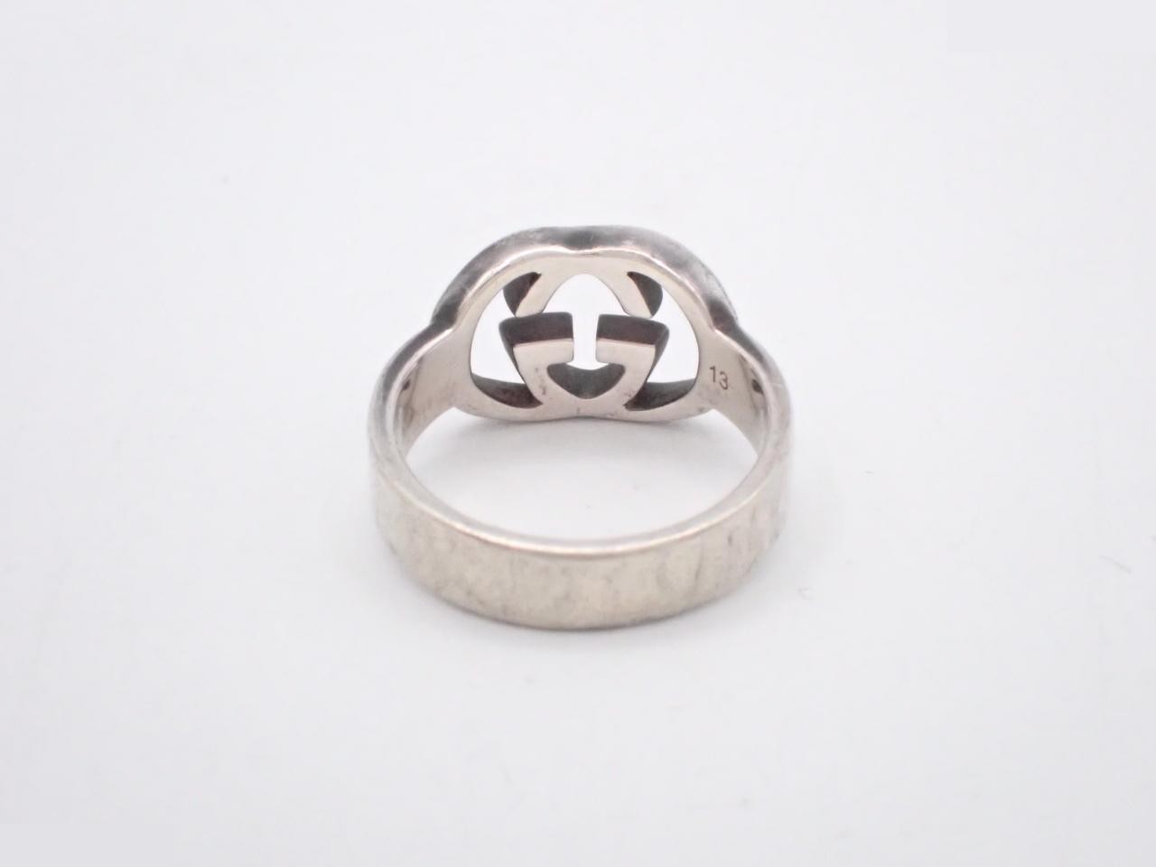 Interlocking G Necklace, 925 sterling silver, 4.6g, stamped #13, actual size #12 — view 2