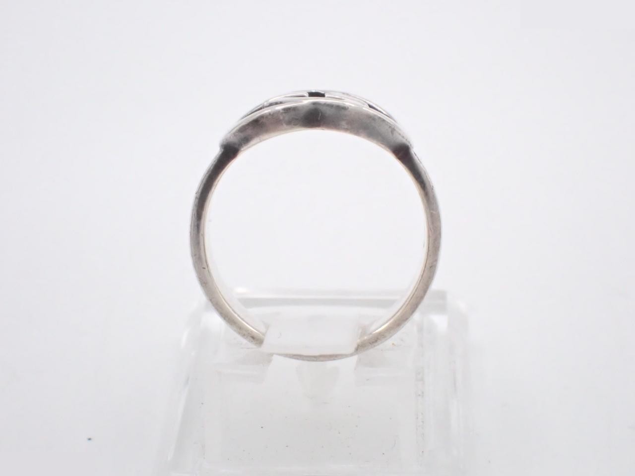 Interlocking G Necklace, 925 sterling silver, 4.6g, stamped #13, actual size #12 — view 3
