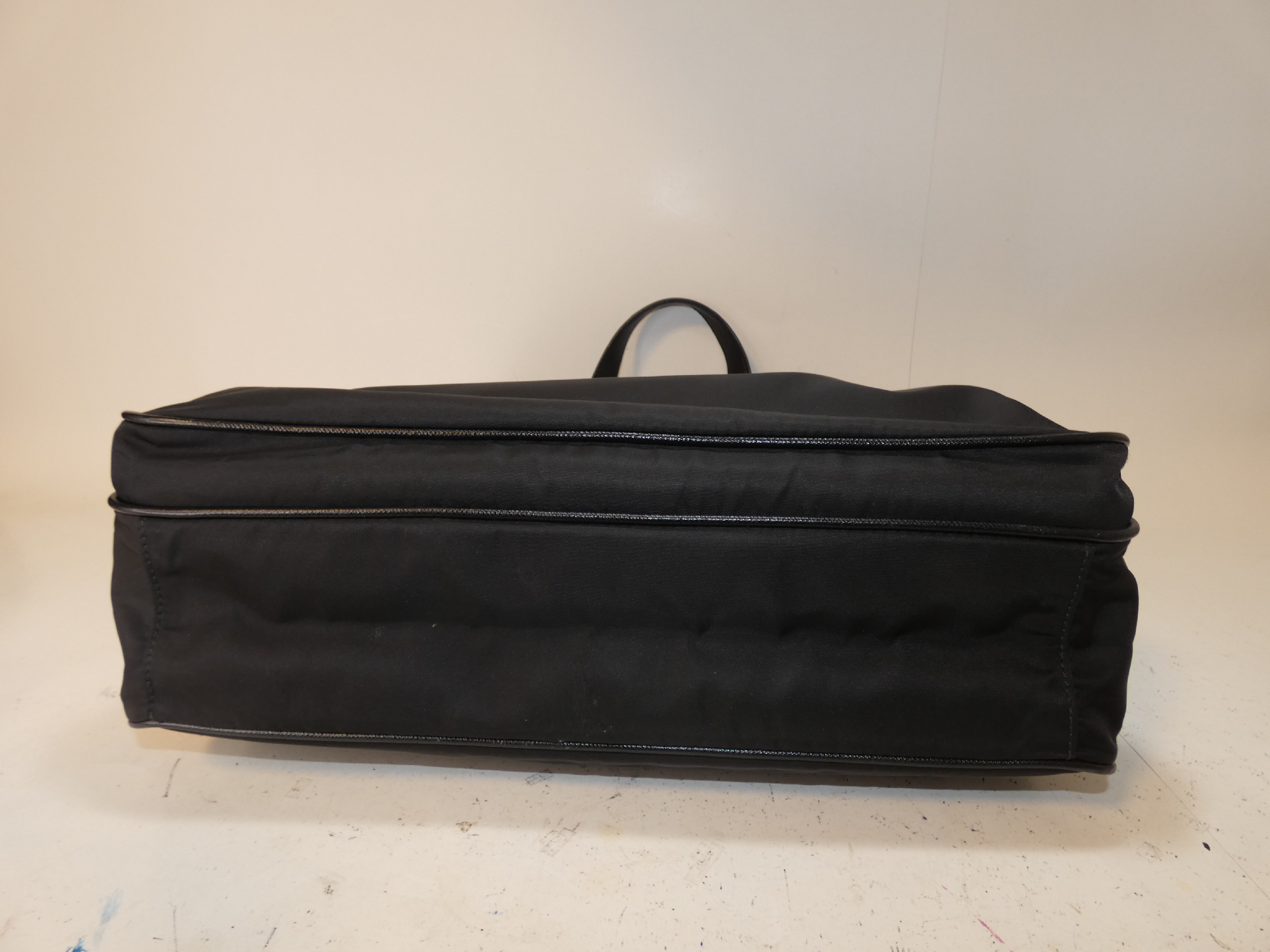 2-way Saffiano Nylon Black Handbag — view 5