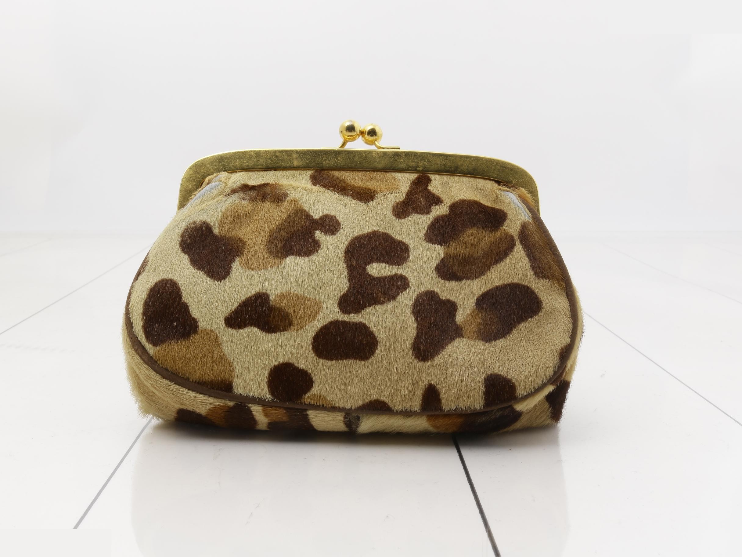 Calfskin beige coin purse — view 2