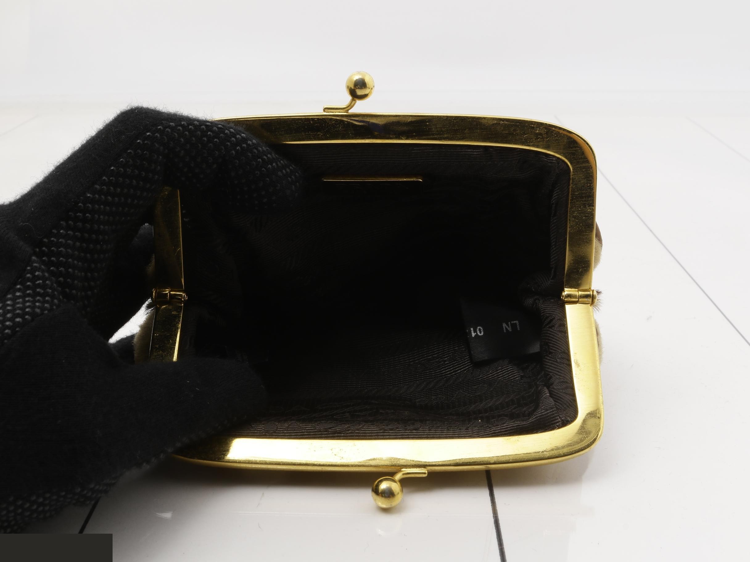 Calfskin beige coin purse — view 4