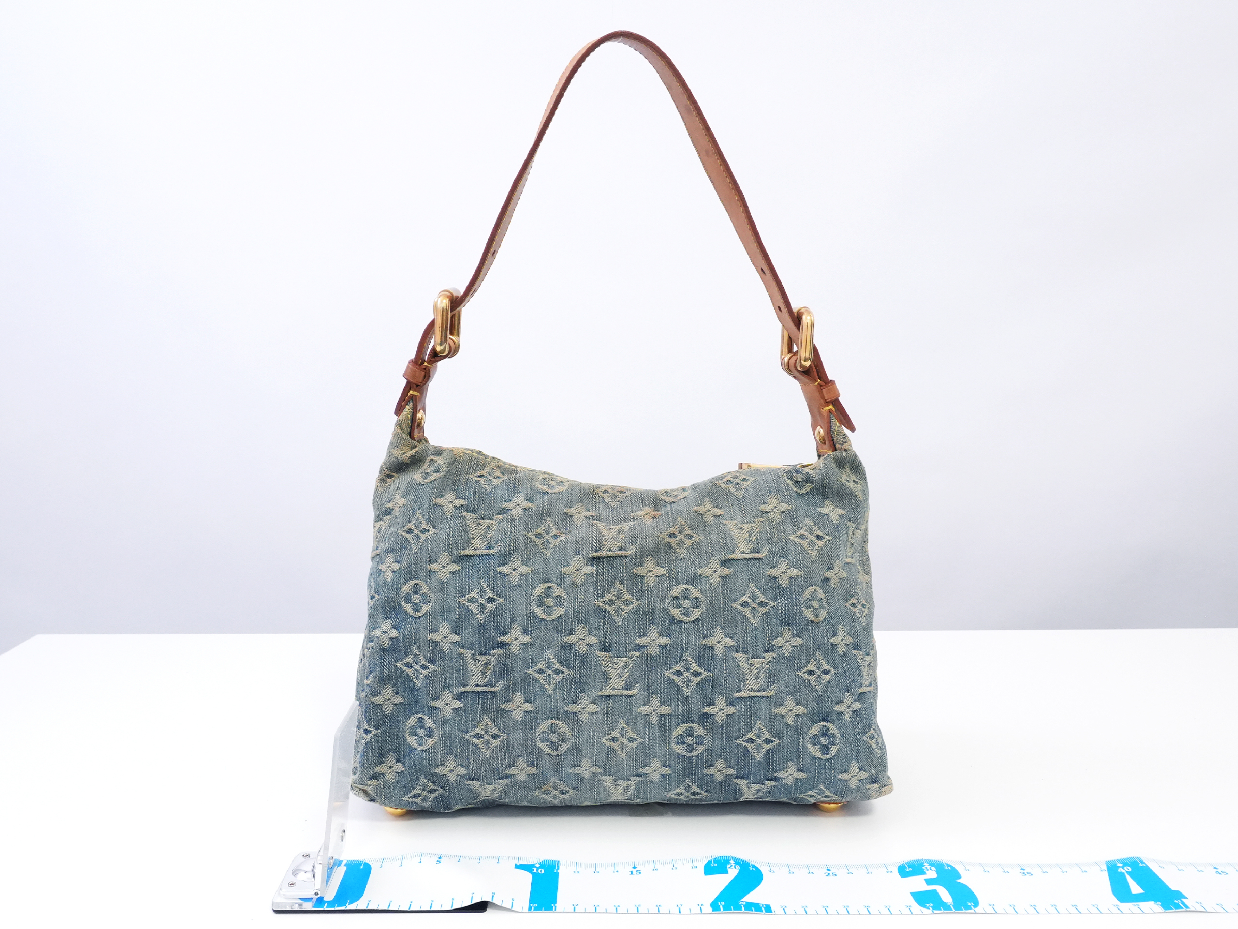 Monogram Denim Baggy PM M95049 Shoulder Bag — view 2