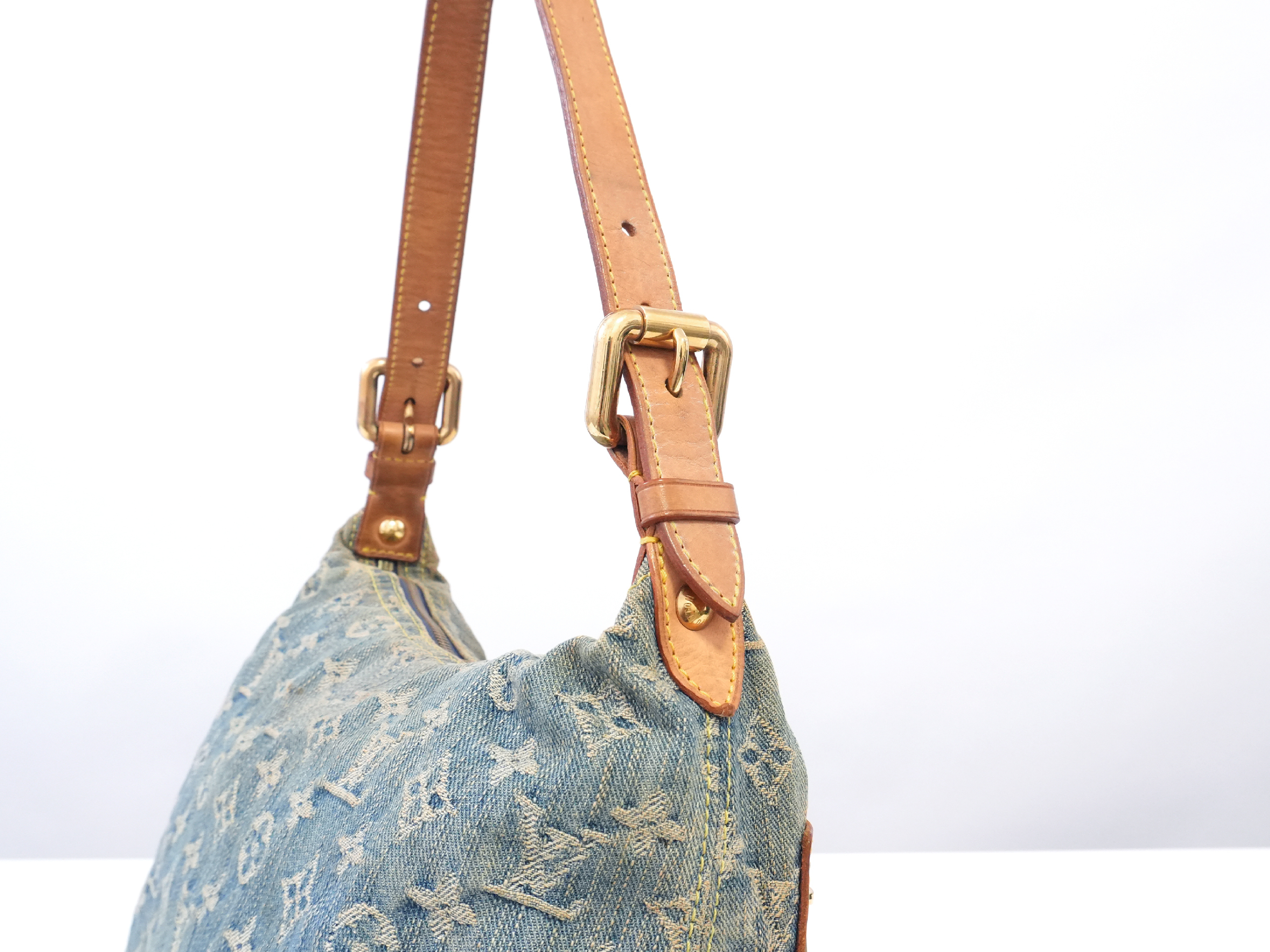 Monogram Denim Baggy PM M95049 Shoulder Bag — view 13