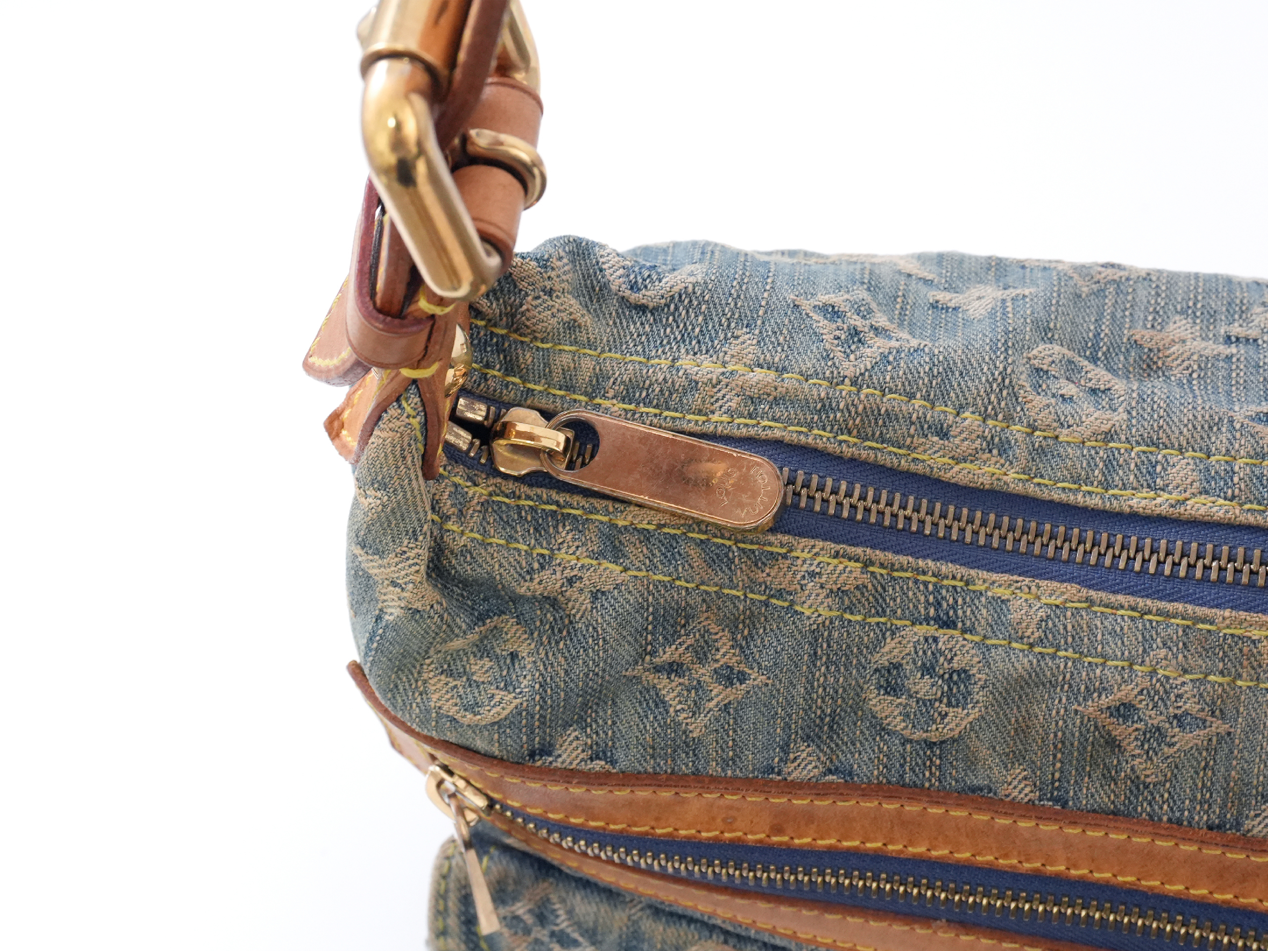 Monogram Denim Baggy PM M95049 Shoulder Bag — view 14