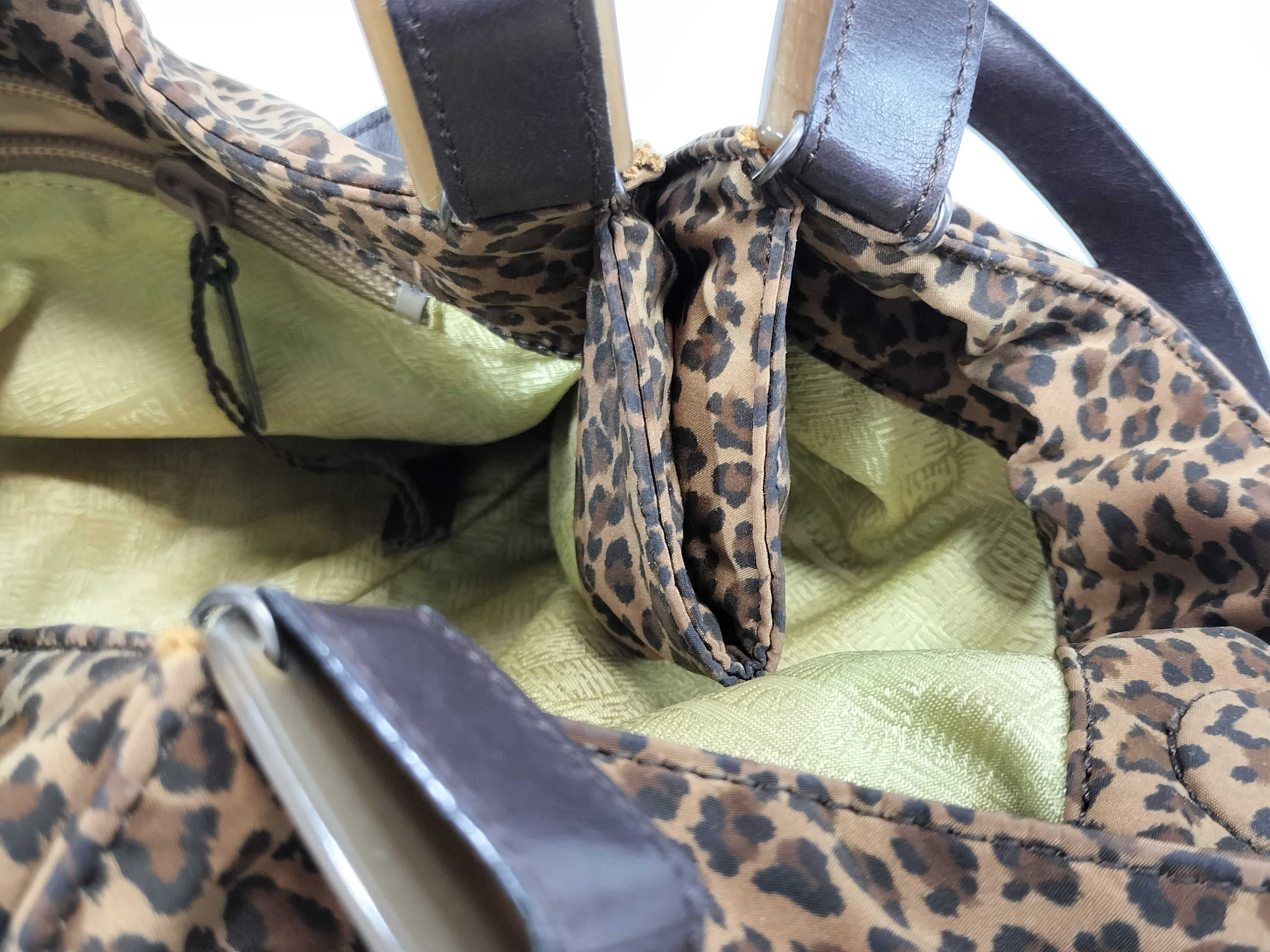 tote leopard print tote bag — view 8